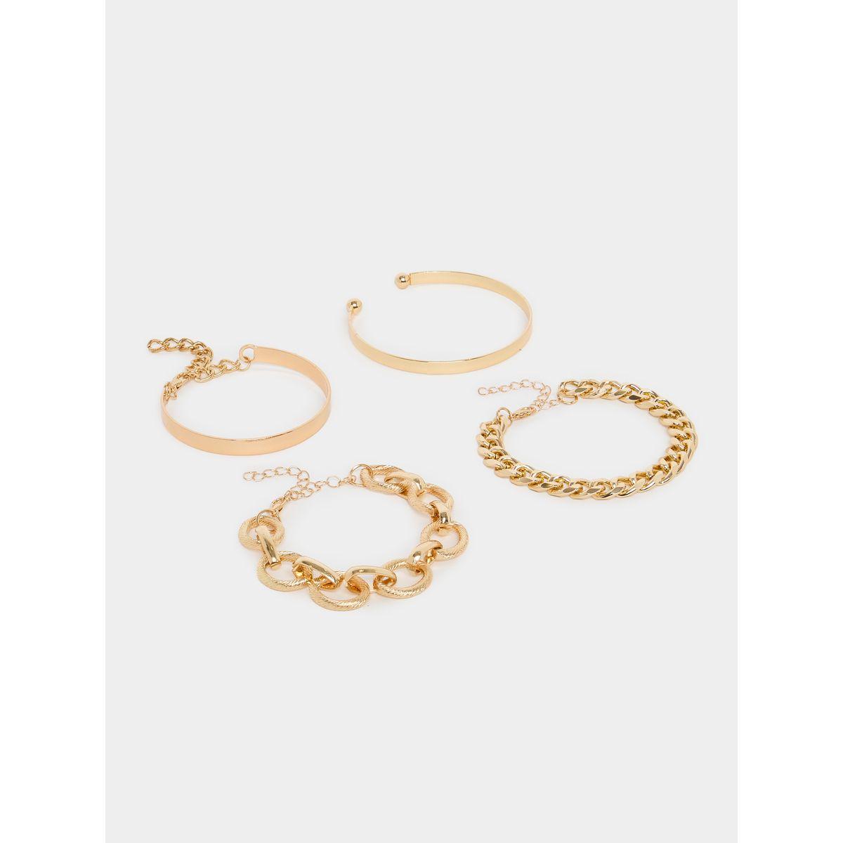مجموعة من 4 أساور يد كاجوال-women-watchesandjewellery-jewellery-banglesandbracelets-image-2