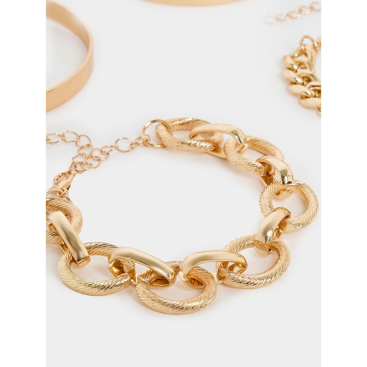 مجموعة من 4 أساور يد كاجوال-women-watchesandjewellery-jewellery-banglesandbracelets-image-4