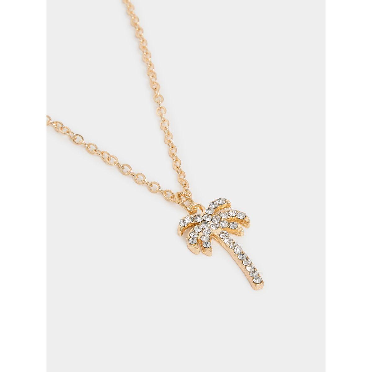Styli Embellished Tree Pendant Necklace-women-watchesandjewellery-jewellery-necklacesandpendants-image-2