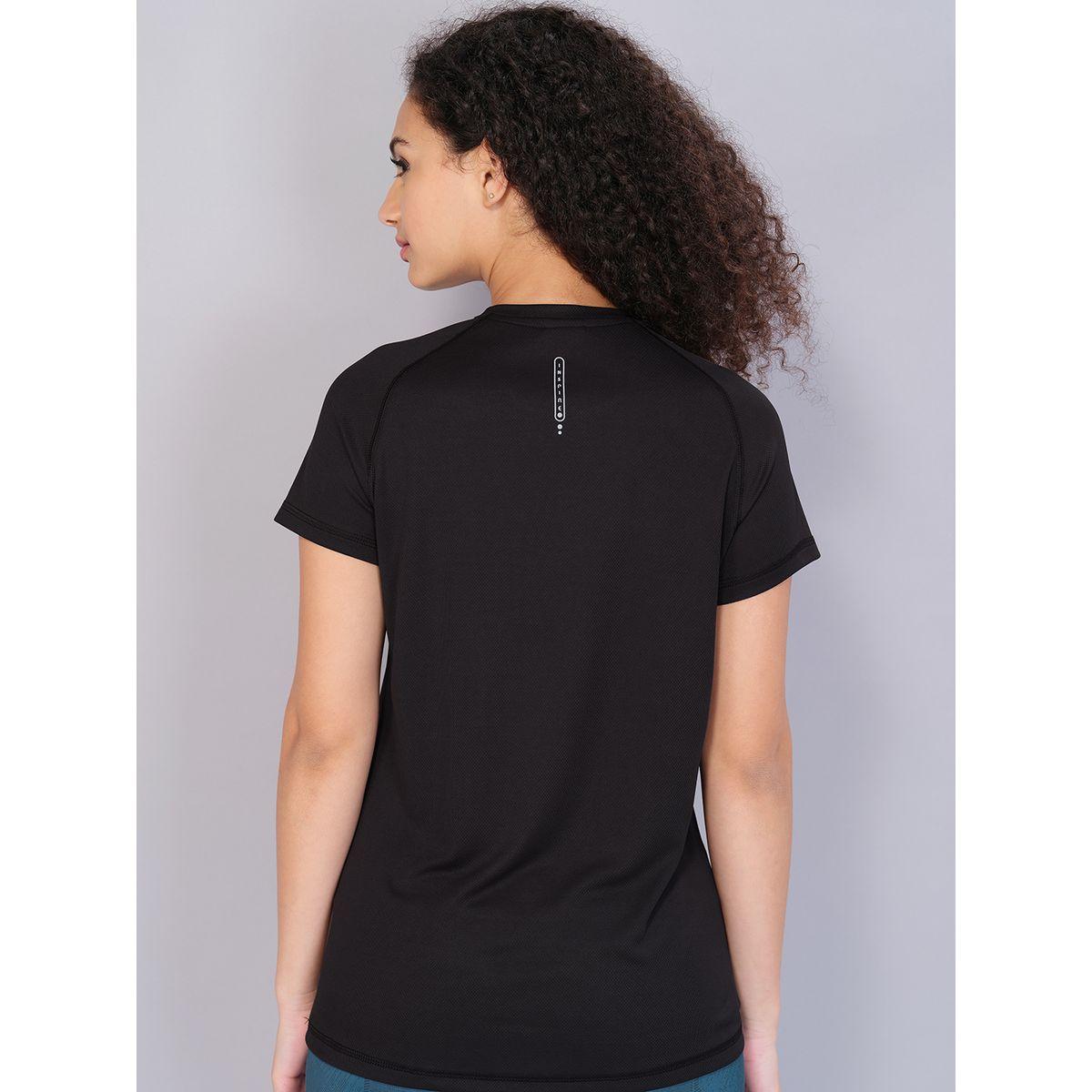 Technosport X Styli  Solid Slim Fit Crew Neck T-Shirt with Techno Cool-women-clothing-sportswearandactivewear-tshirtsandvests-image-6