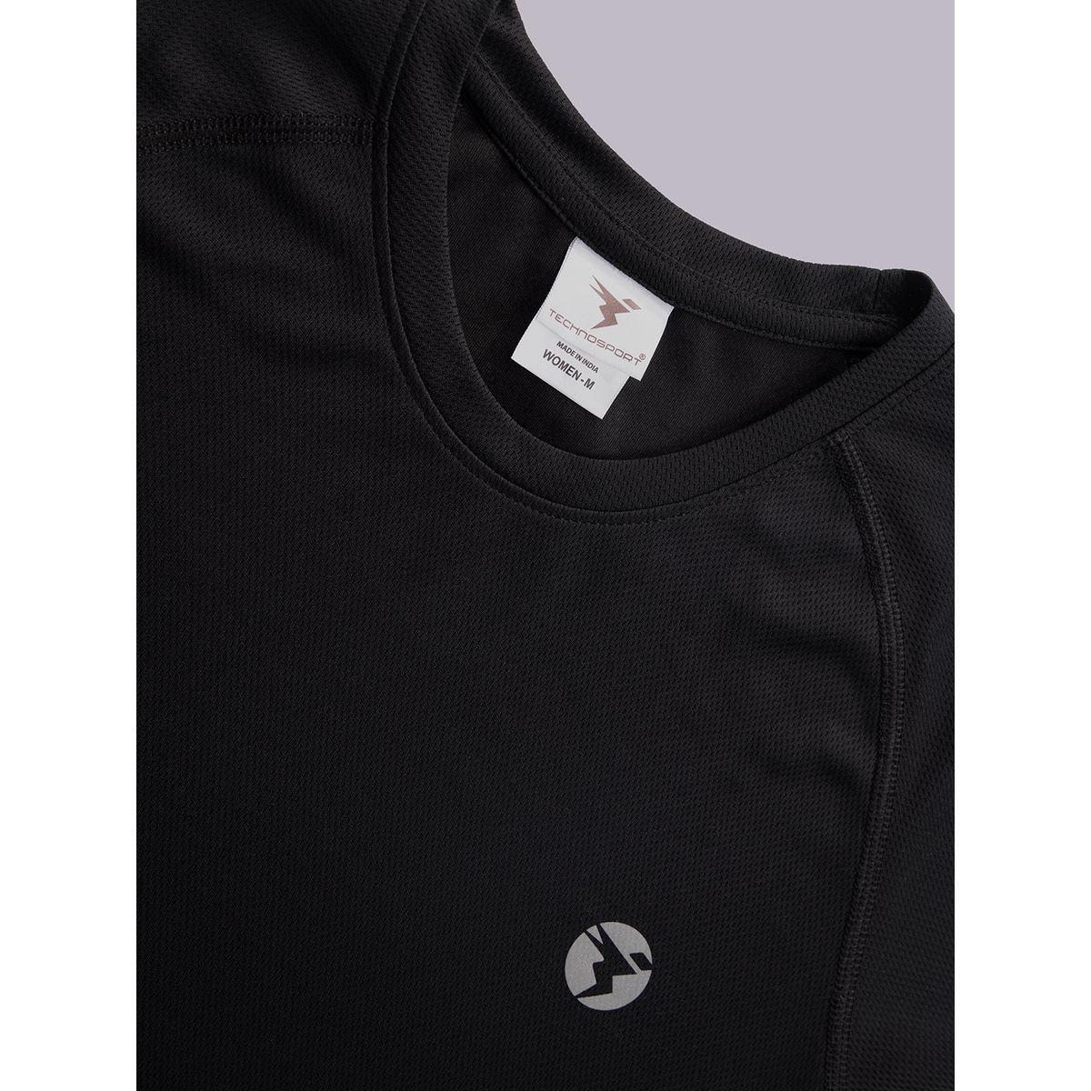 Technosport X Styli  Solid Slim Fit Crew Neck T-Shirt with Techno Cool-women-clothing-sportswearandactivewear-tshirtsandvests-image-7