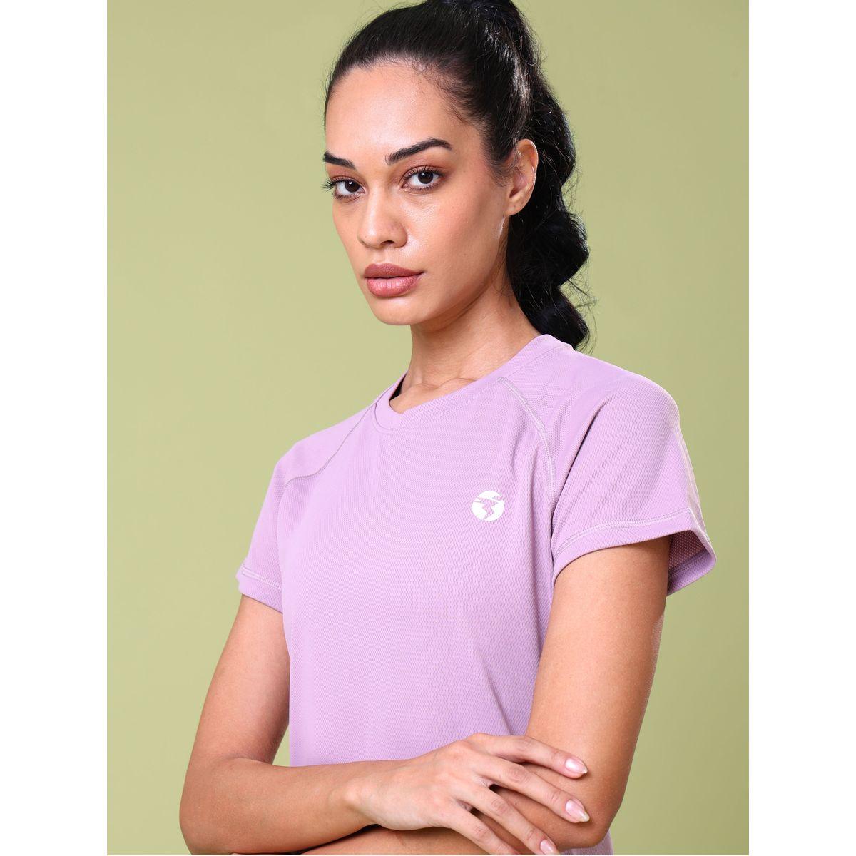 تيشيرت سادة بقصة سليم فت تكنوسبورت × ستايلي-women-clothing-sportswearandactivewear-tshirtsandvests-image-4