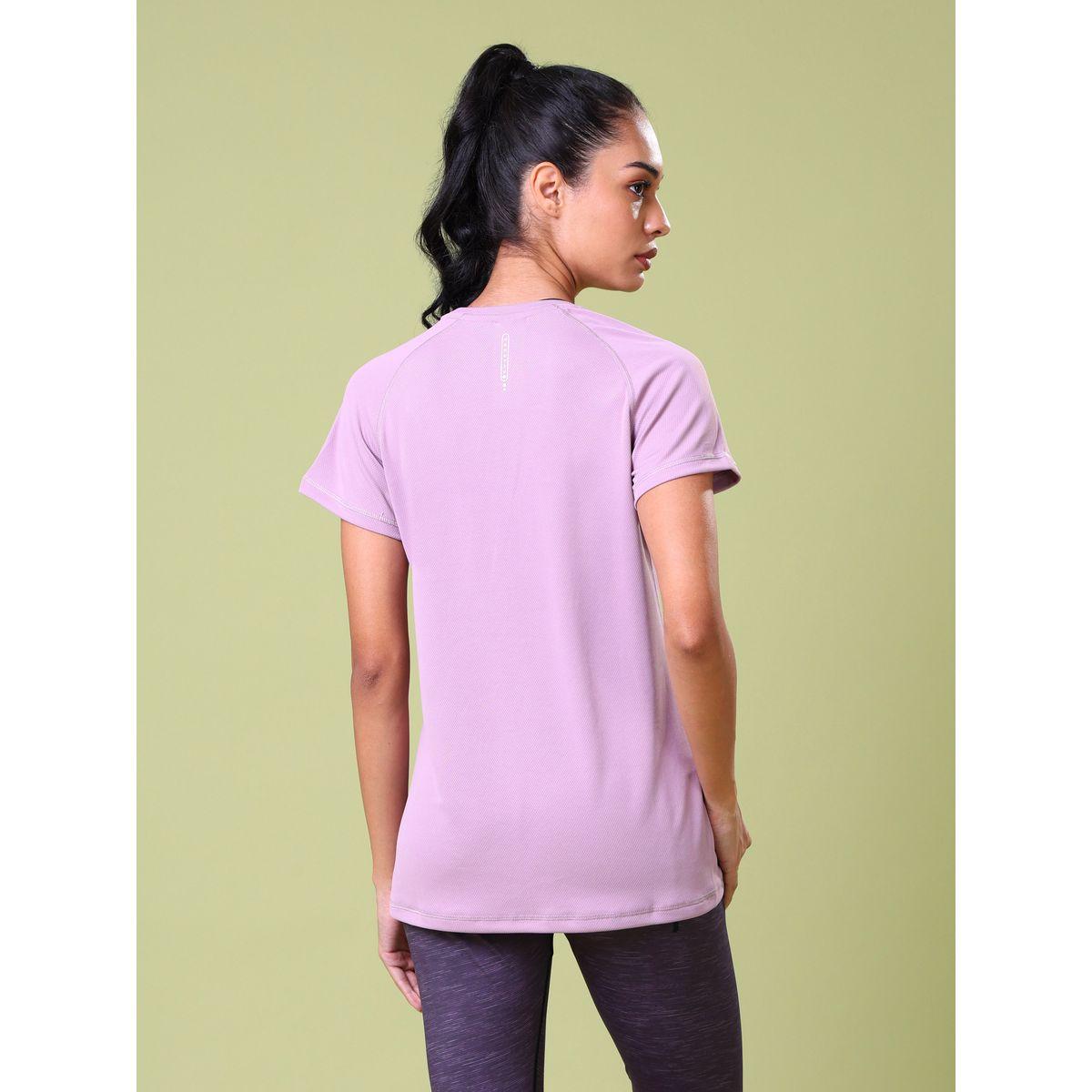 Technosport X Styli  Solid Slim Fit Crew Neck T-Shirt-women-clothing-sportswearandactivewear-tshirtsandvests-image-5