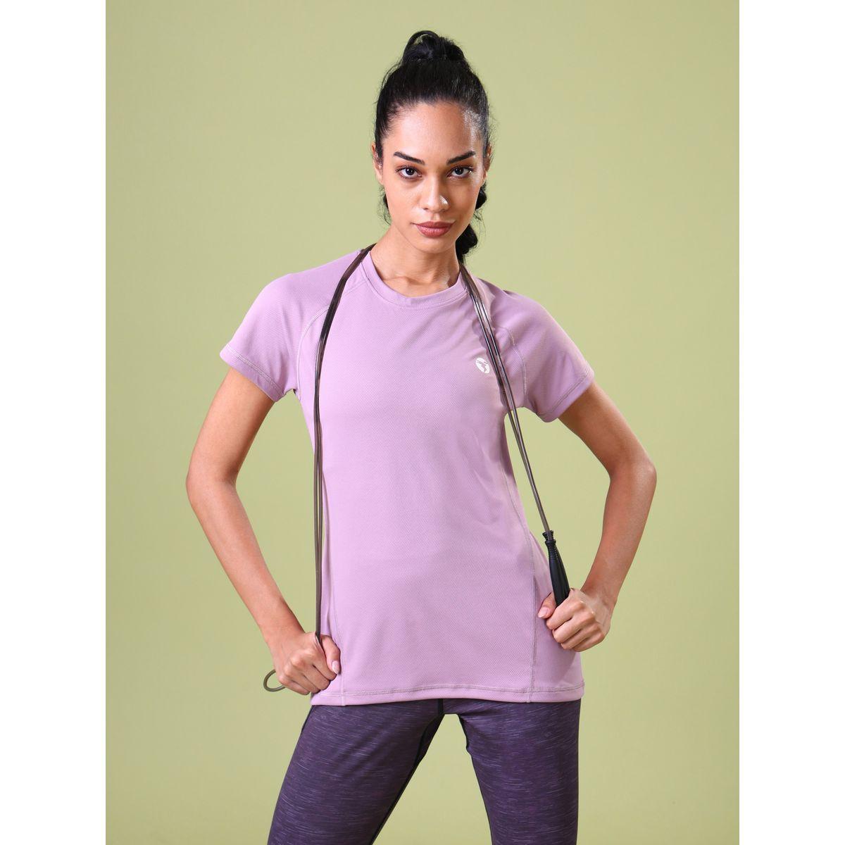 Technosport X Styli  Solid Slim Fit Crew Neck T-Shirt-women-clothing-sportswearandactivewear-tshirtsandvests-image-6