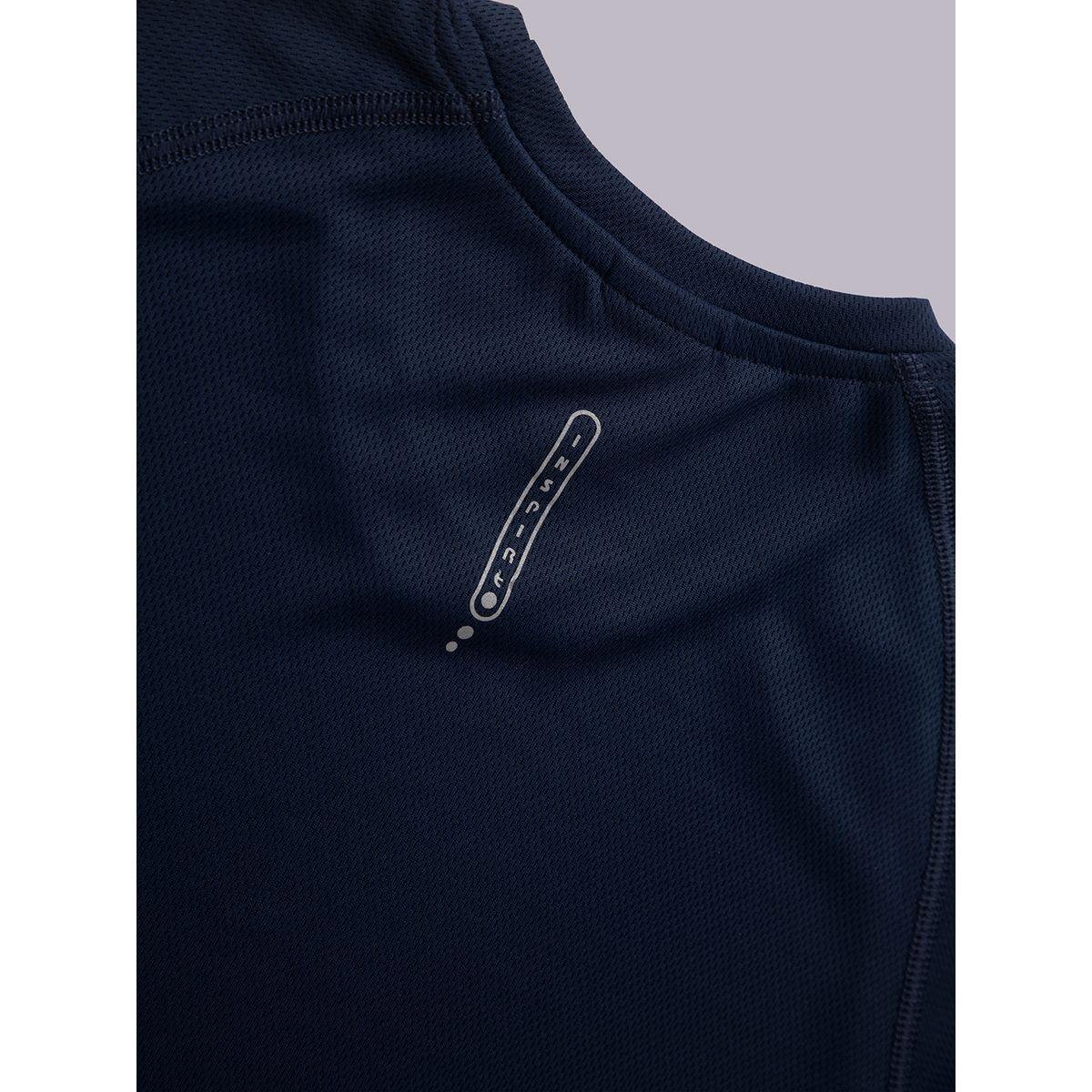 Technosport X Styli  Solid Slim Fit Crew Neck T-Shirt with Techno Cool-women-clothing-sportswearandactivewear-tshirtsandvests-image-2