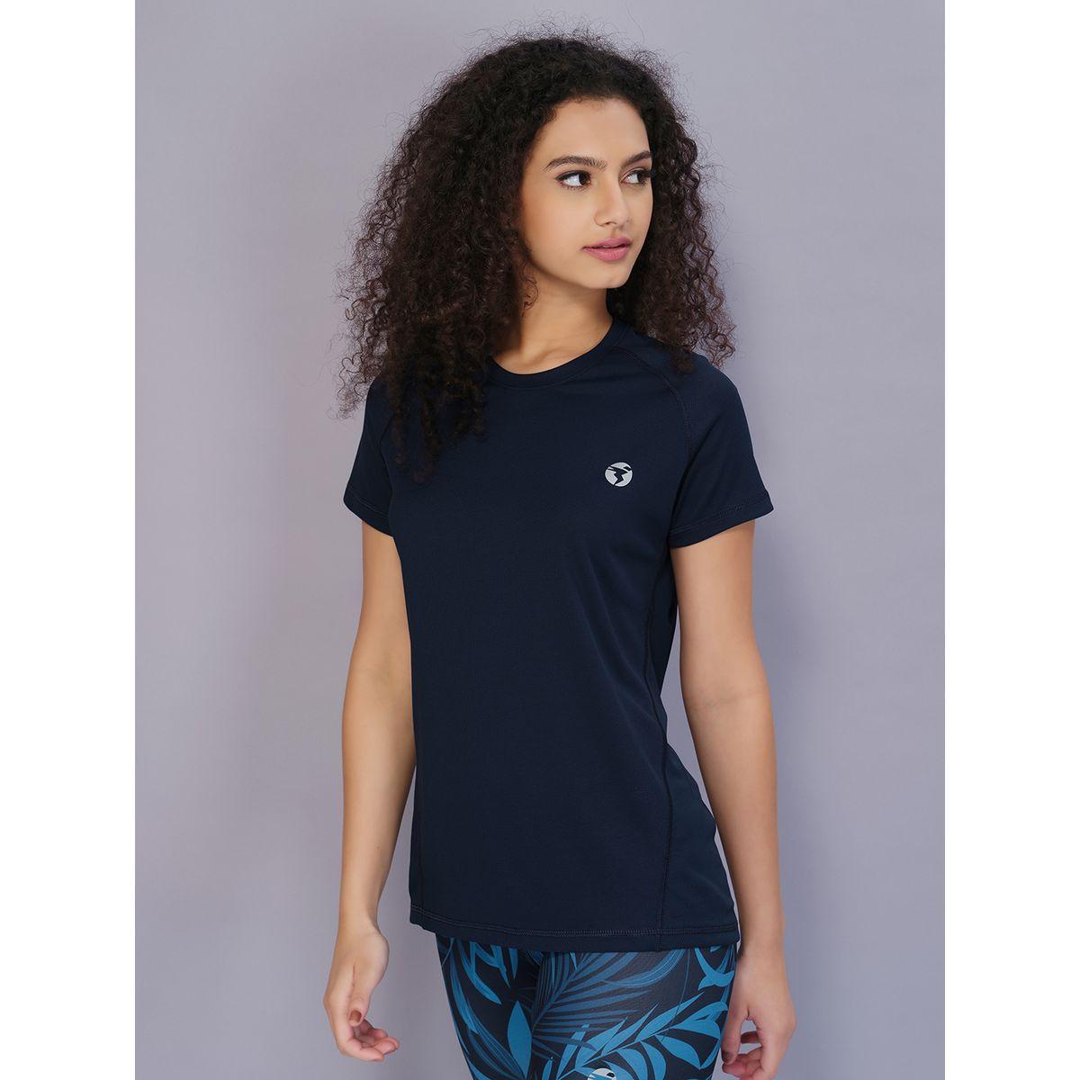تيشيرت سادة بقصة سليم فت تكنوسبورت × ستايلي-women-clothing-sportswearandactivewear-tshirtsandvests-image-3