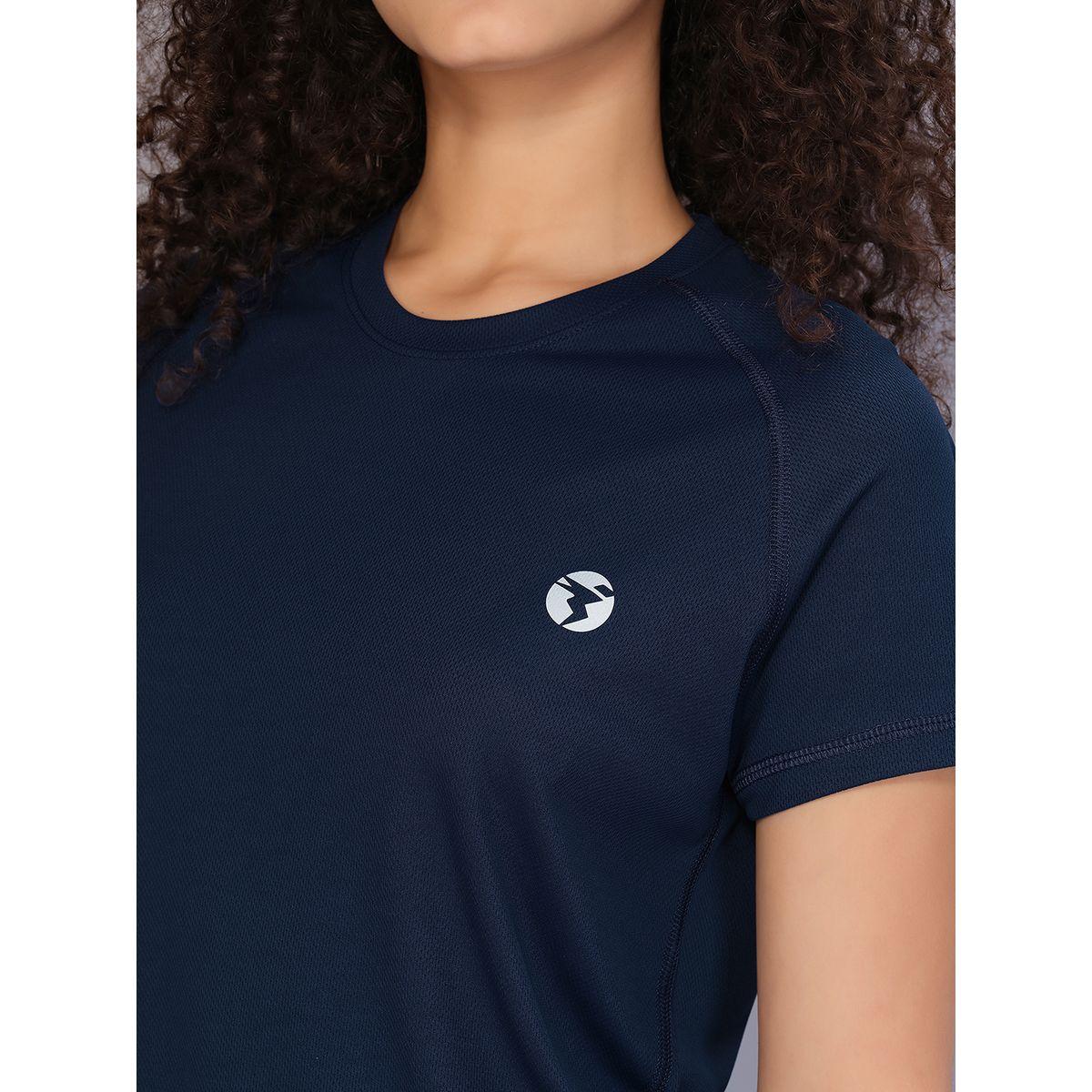 تيشيرت سادة بقصة سليم فت تكنوسبورت × ستايلي-women-clothing-sportswearandactivewear-tshirtsandvests-image-7