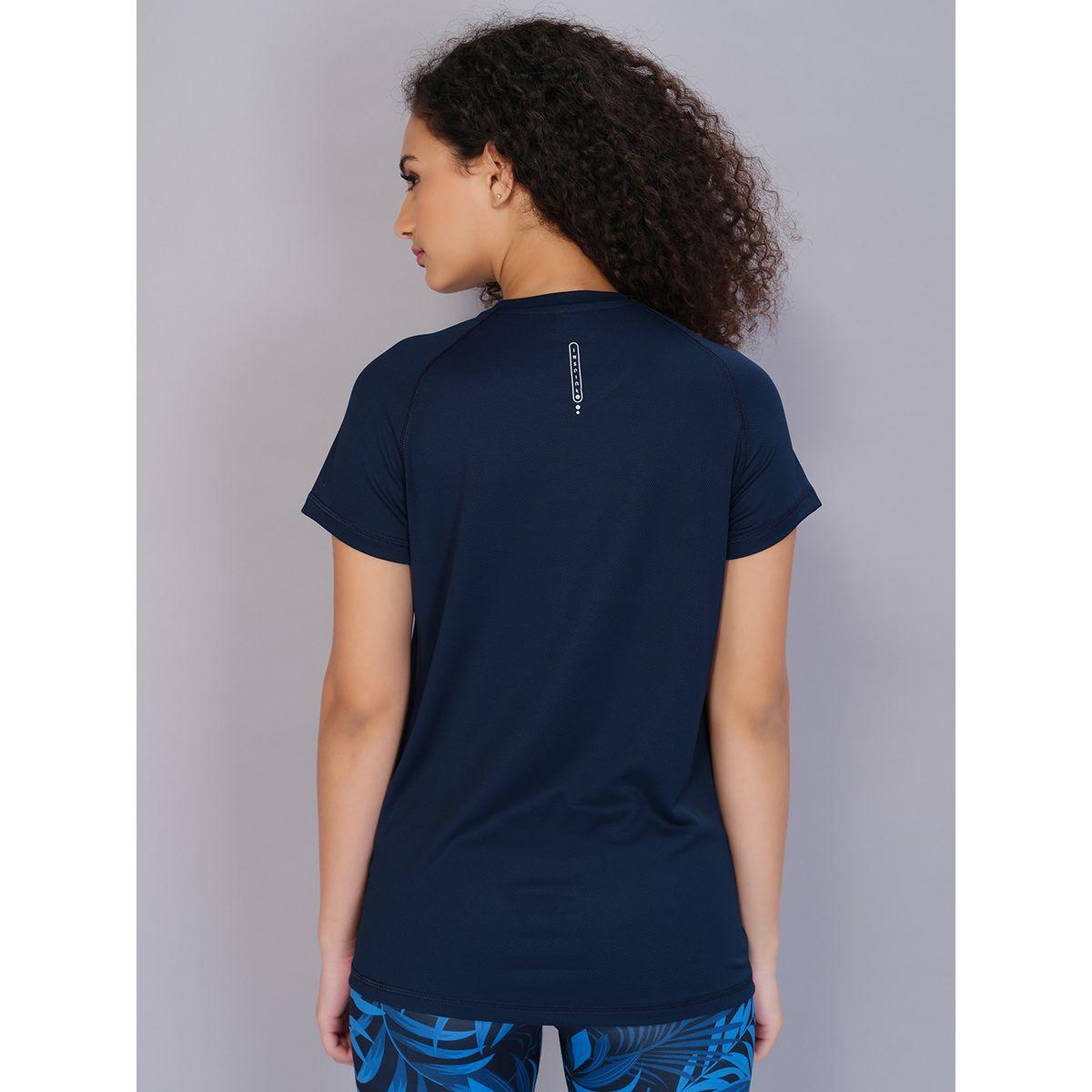 Technosport X Styli  Solid Slim Fit Crew Neck T-Shirt with Techno Cool-women-clothing-sportswearandactivewear-tshirtsandvests-image-8