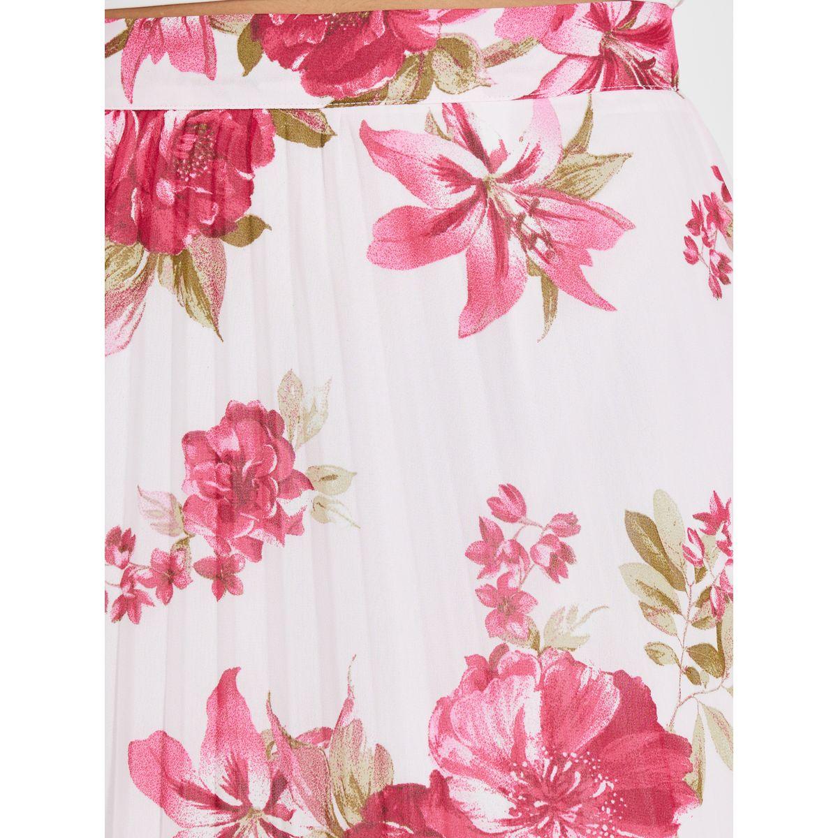 Styli Floral Print Pleated Midi Skirt-women-clothing-bottoms-skirts-image-3