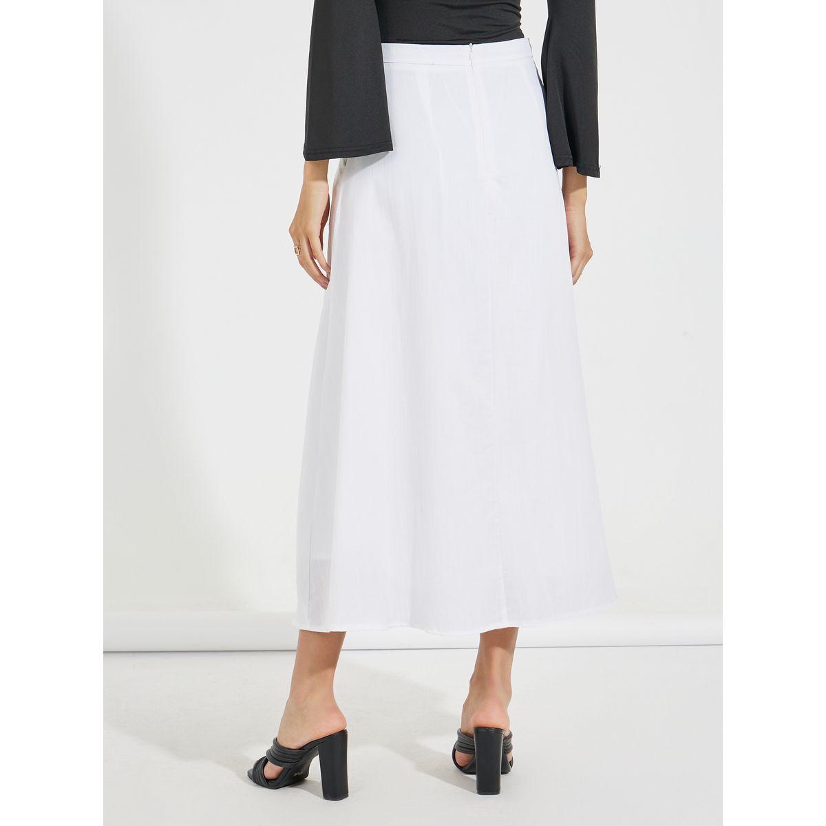 Styli Floral Placement Print A-Line Maxi Skirt-women-clothing-bottoms-skirts-image-4