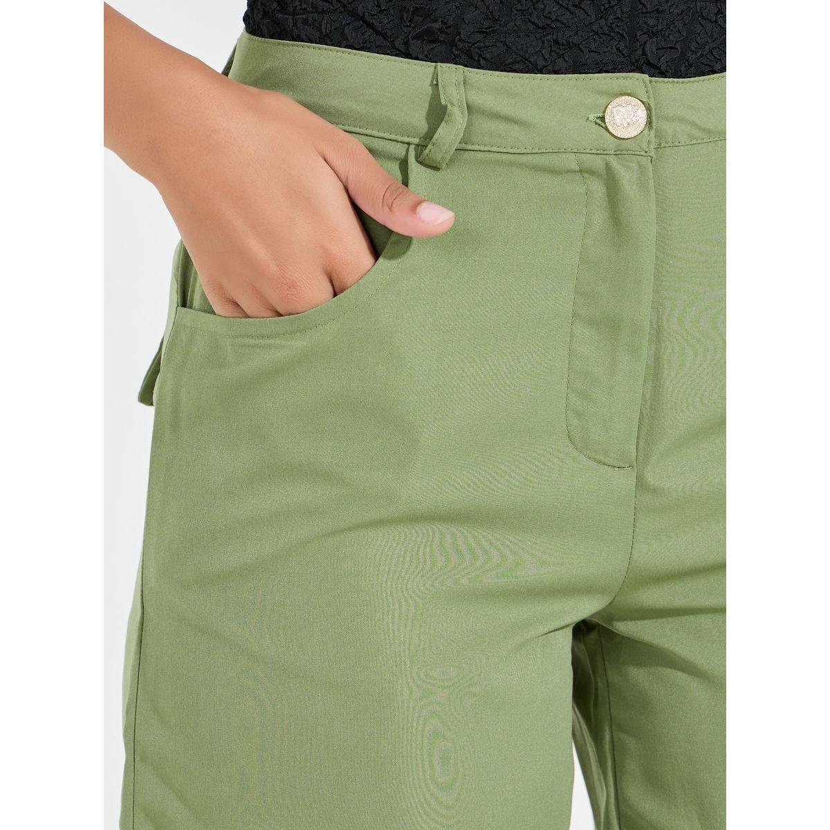 Styli Solid Wide Leg Full Length Pants-women-clothing-bottoms-trousers-image-3
