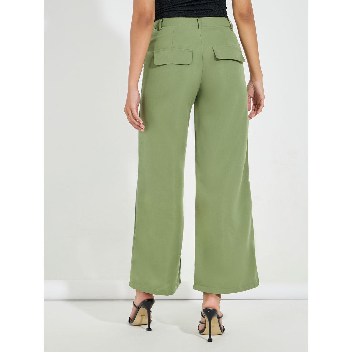 بنطال طويل سادة بأرجل واسعة-women-clothing-bottoms-trousers-image-4