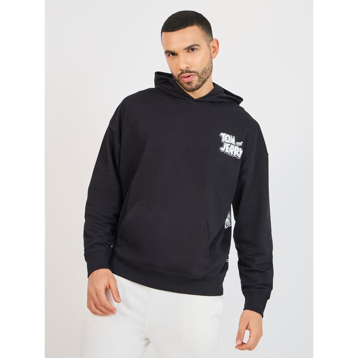 Styli Tom & Jerry Character Print Oversized Hoodie-men-winterwear-hoodiesandsweatshirts-image-3