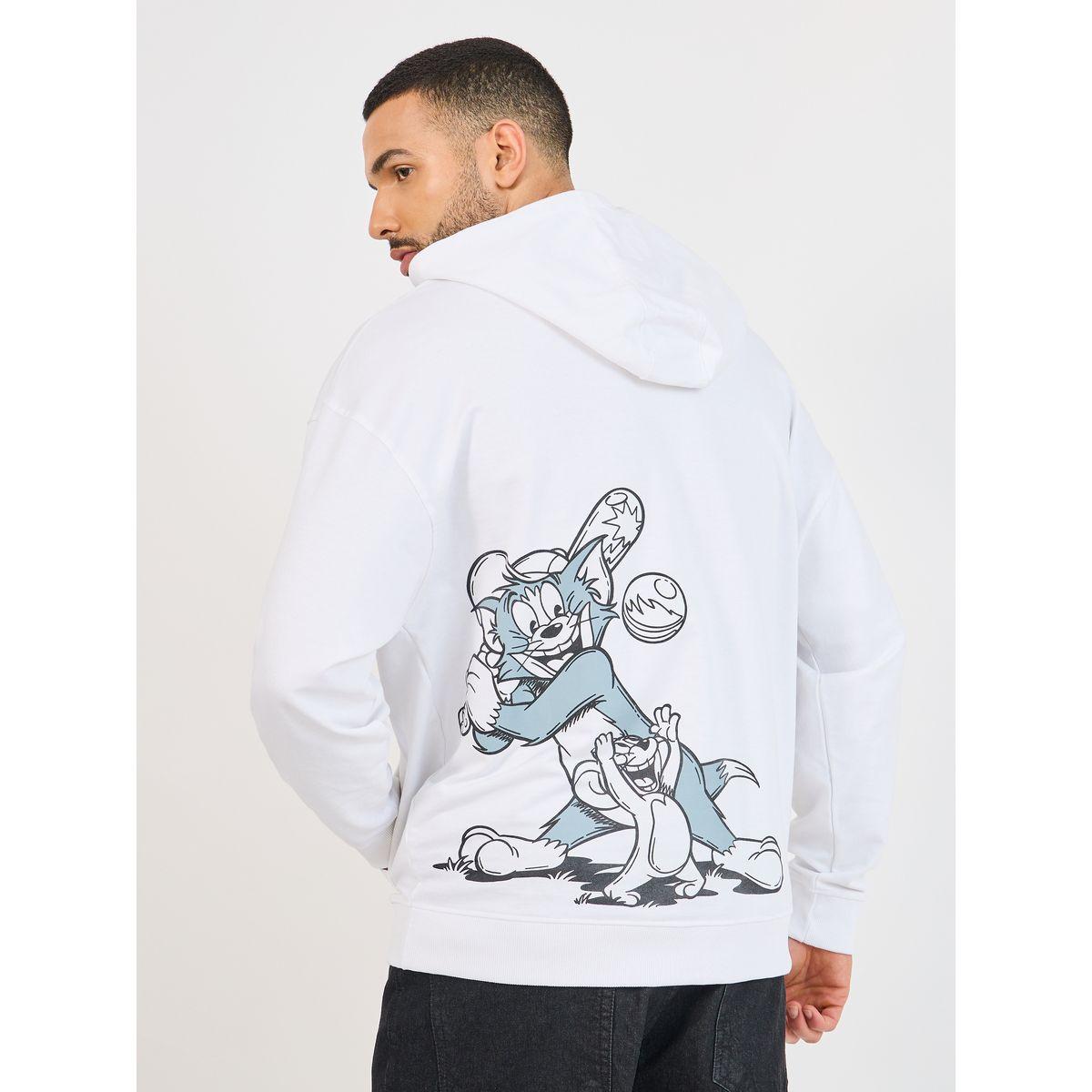Styli Tom & Jerry Character Print Oversized Hoodie-men-winterwear-hoodiesandsweatshirts-image-1