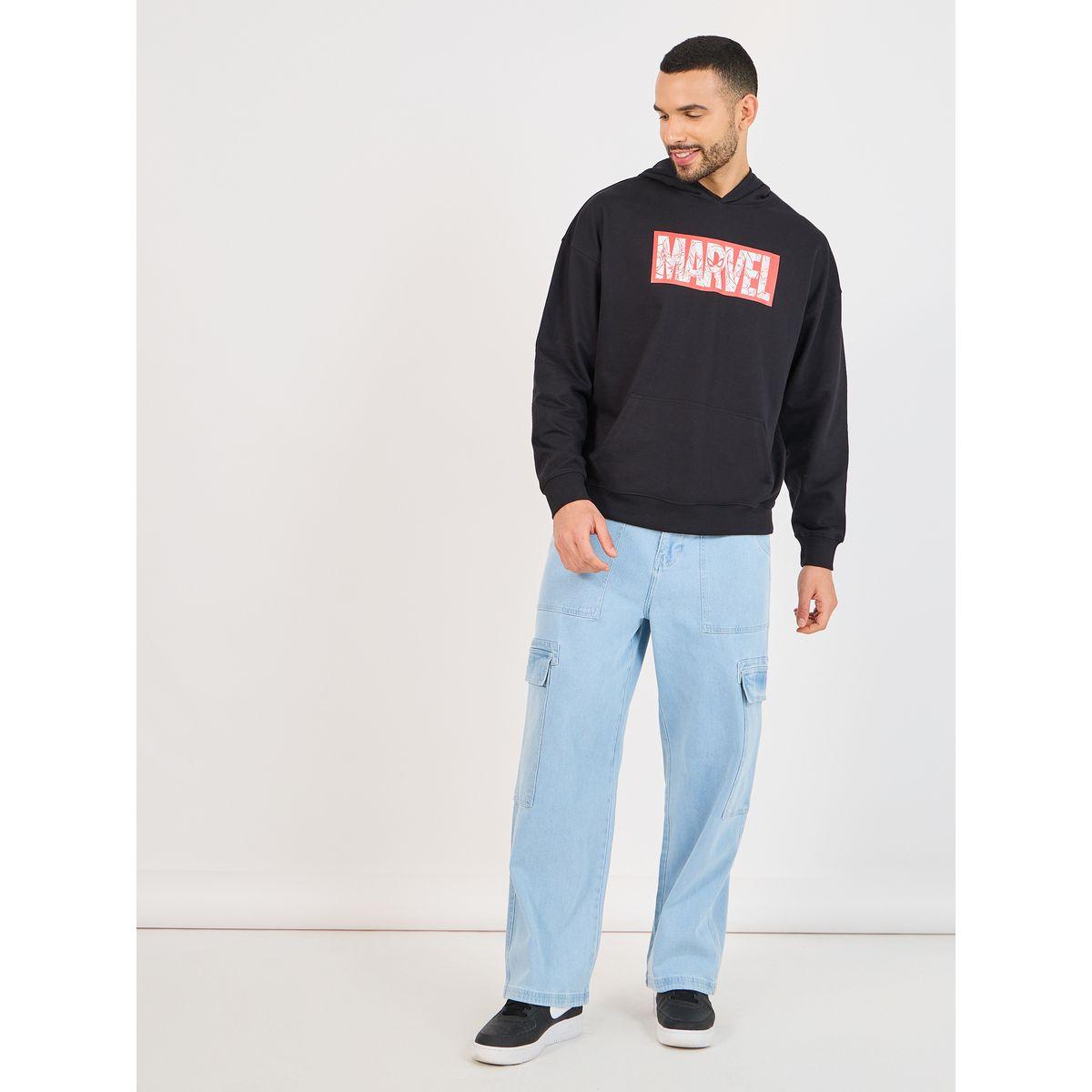 هودي فضفاض مطبع بطبعة جرافيك-men-winterwear-hoodiesandsweatshirts-image-2