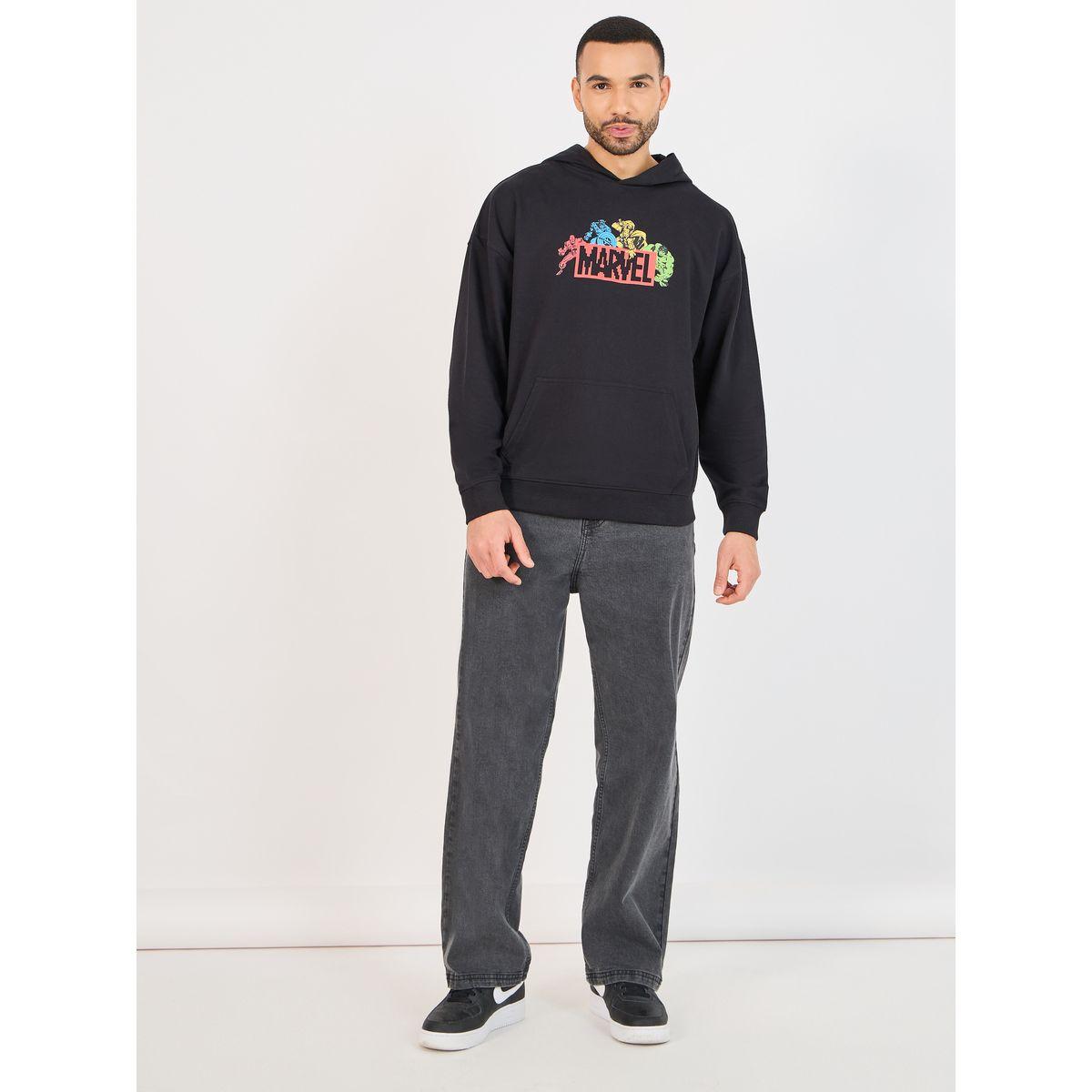 Styli Marvel Comics Character Print Oversized Hoodie-men-winterwear-hoodiesandsweatshirts-image-2
