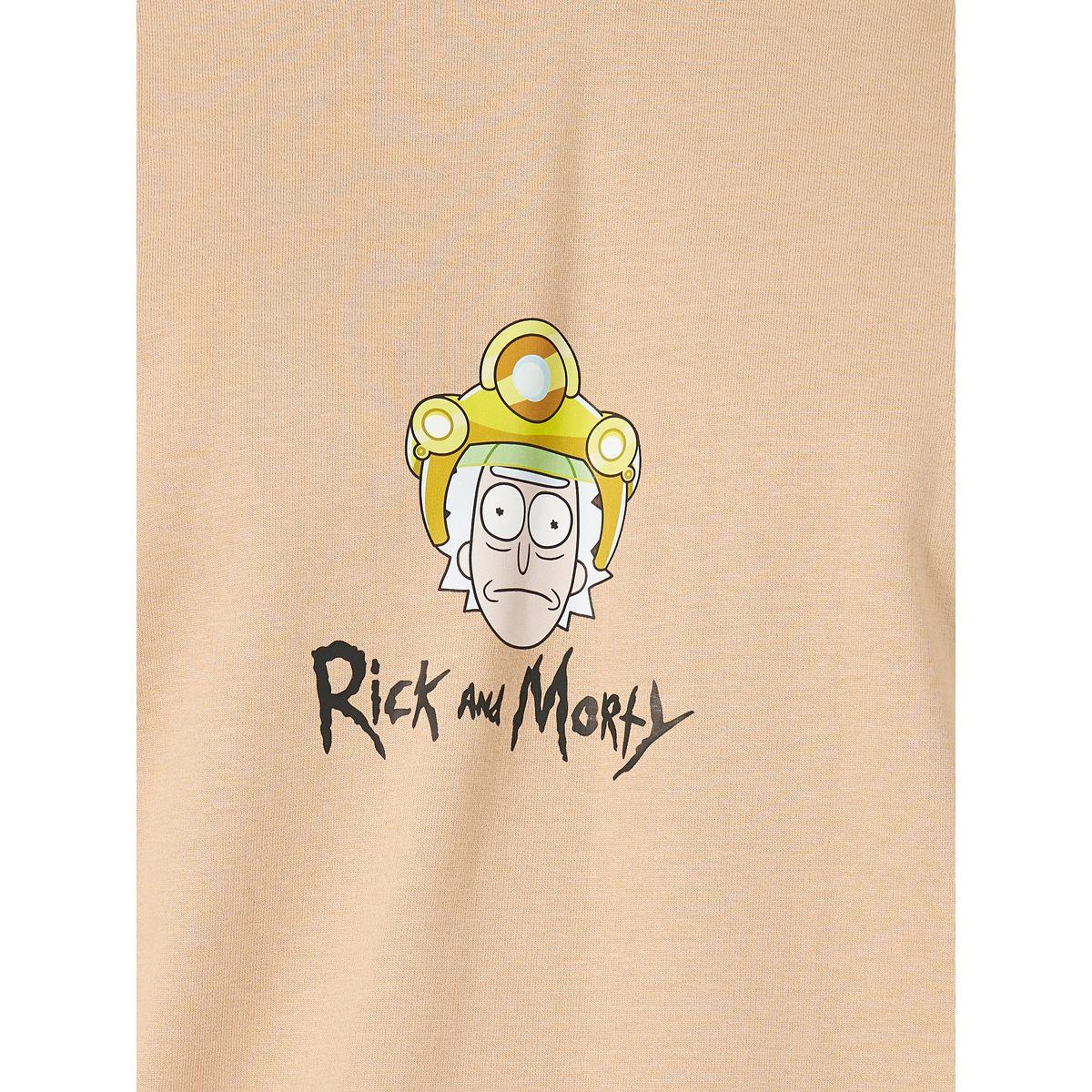 Styli Rick & Morty Character Print Oversized Hoodie-men-winterwear-hoodiesandsweatshirts-image-3