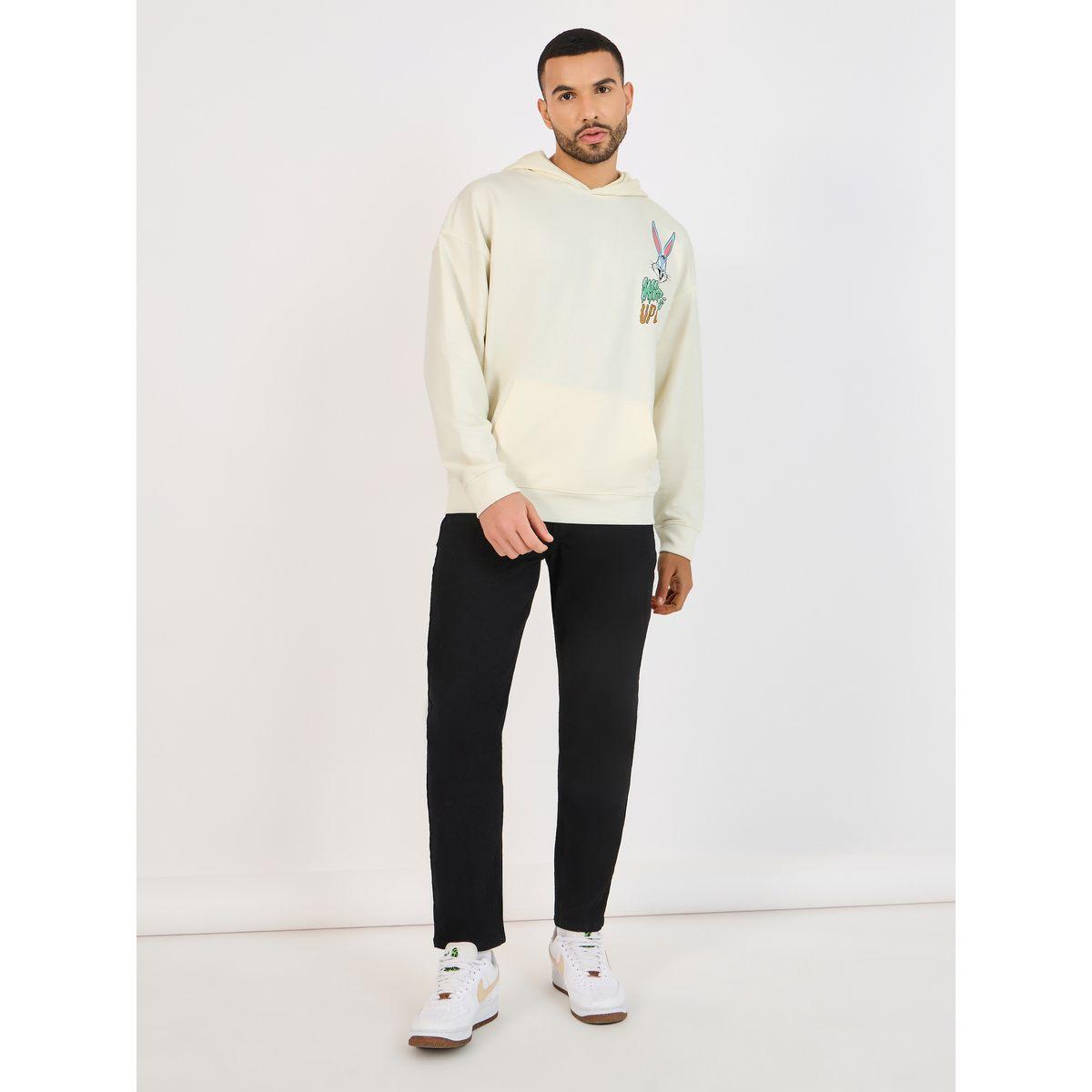 Styli Looney Tunes Character Print Oversized Hoodie-men-winterwear-hoodiesandsweatshirts-image-2