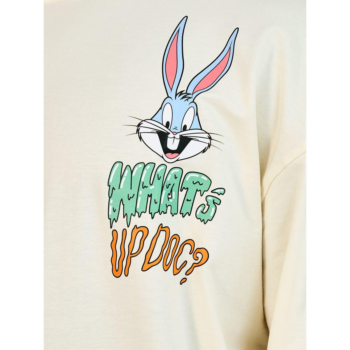 Styli Looney Tunes Character Print Oversized Hoodie-men-winterwear-hoodiesandsweatshirts-image-5
