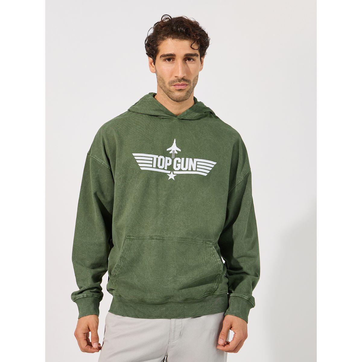 Styli Top Gun Graphic Print Oversized Hoodie-men-winterwear-hoodiesandsweatshirts-image-1