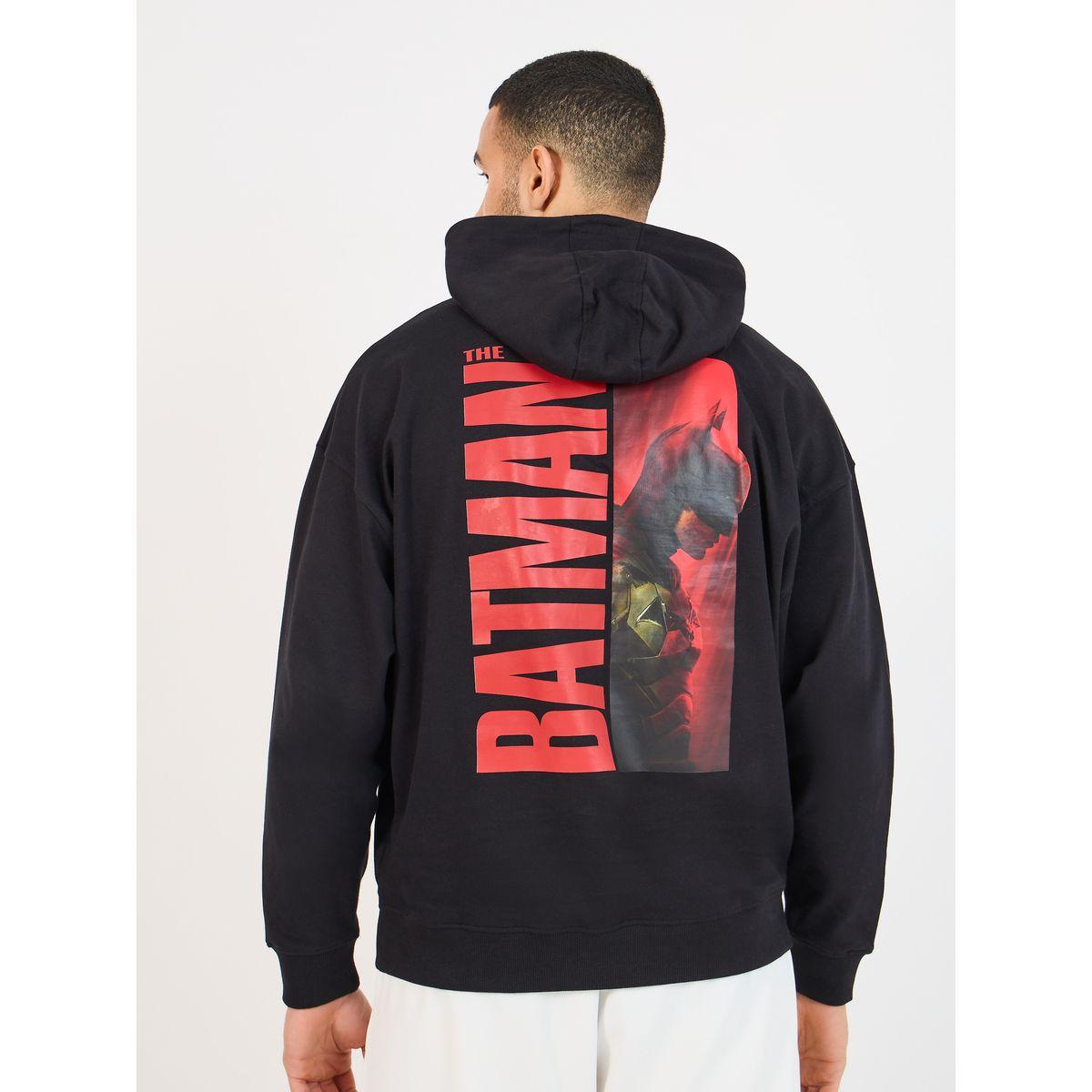 Styli Batman Graphic Print Oversized Hoodie-men-winterwear-hoodiesandsweatshirts-image-5