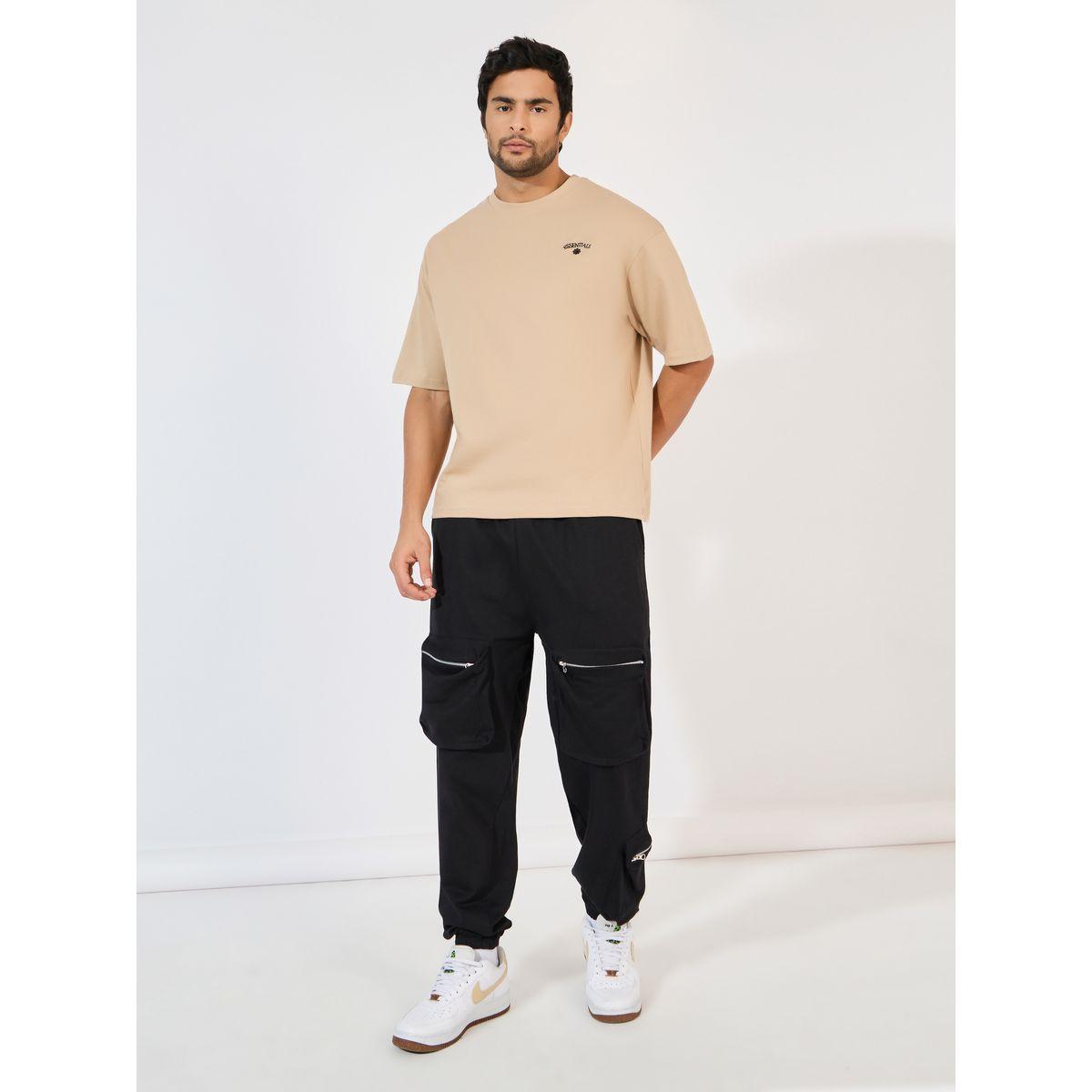Styli Oversized Utility Cargo Joggers with Zip Pockets-men-clothing-bottoms-joggers-image-2