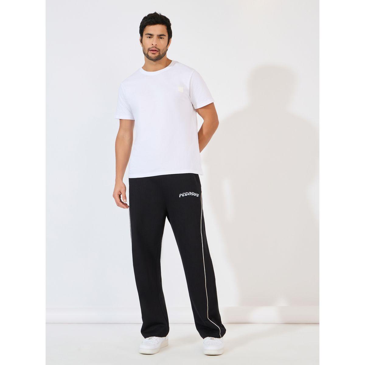 Styli Piping Detail Oversized Open Hem Joggers-men-clothing-bottoms-joggers-image-2
