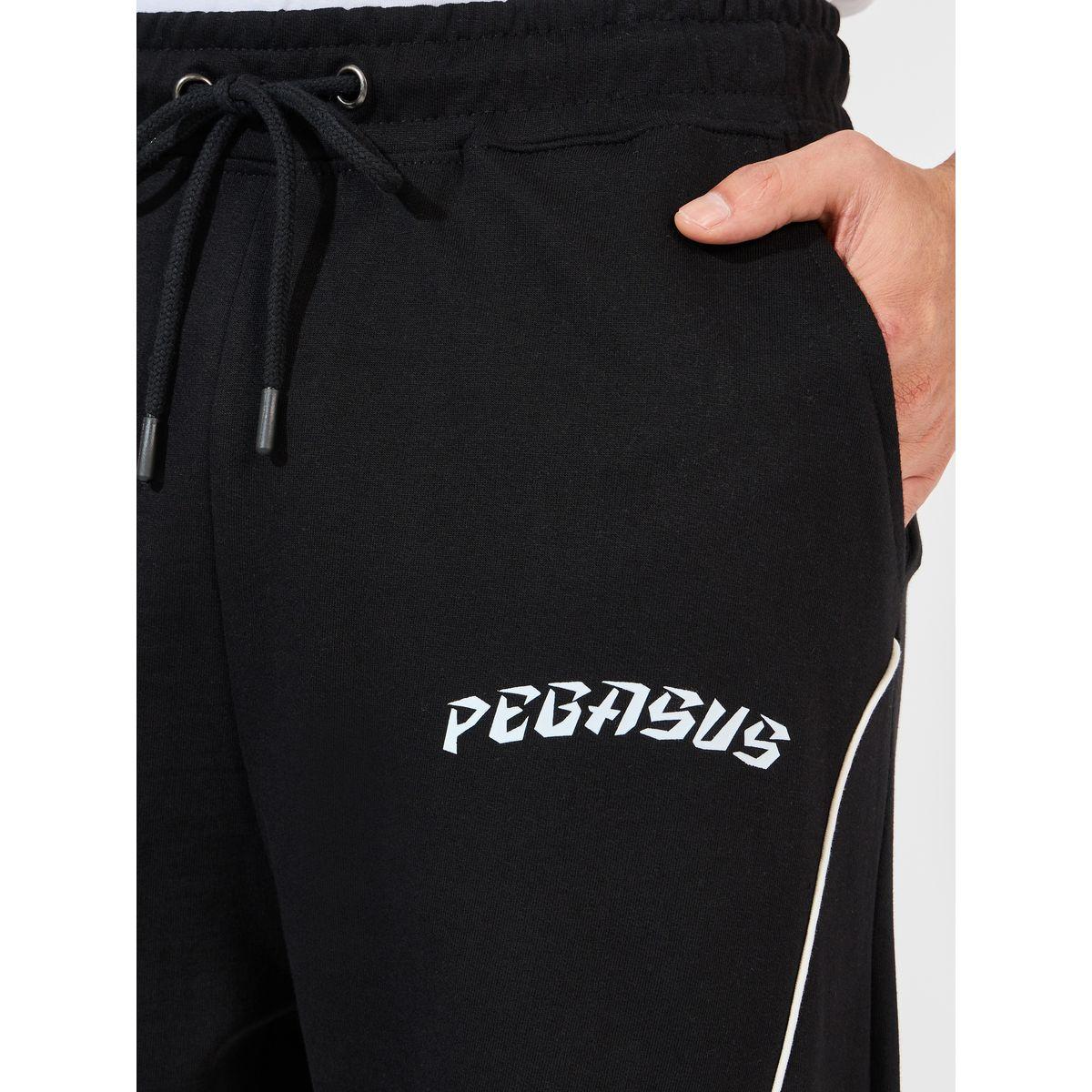 Styli Piping Detail Oversized Open Hem Joggers-men-clothing-bottoms-joggers-image-3