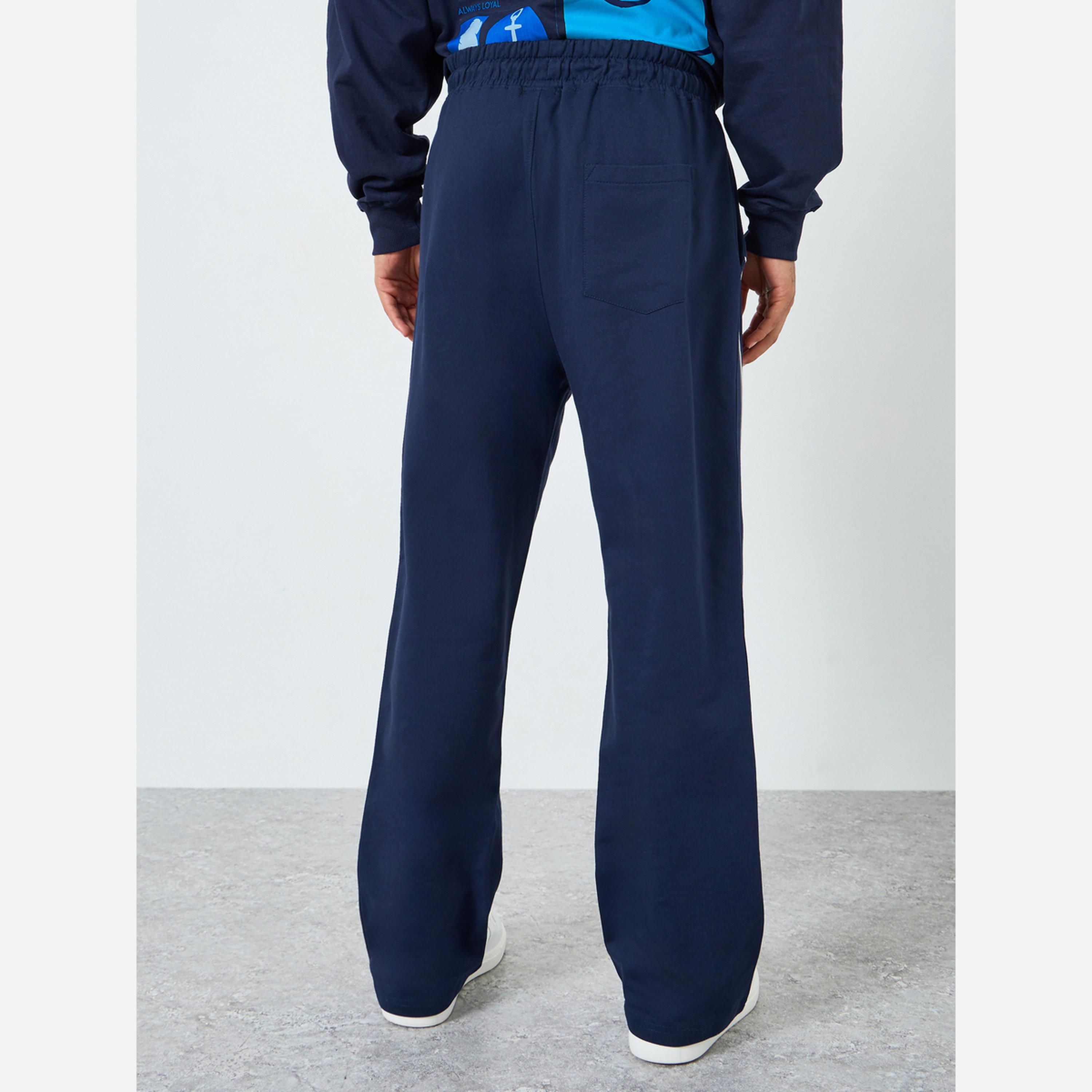 Styli Men Piping Detail Oversized Open Hem Joggers-men-clothing-bottoms-joggers-image-3