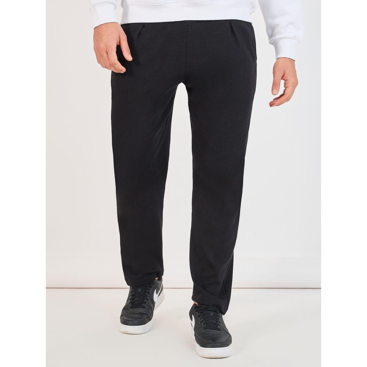 Styli Relaxed Fit Open Hem Interlock Joggers-men-clothing-bottoms-joggers-image-1