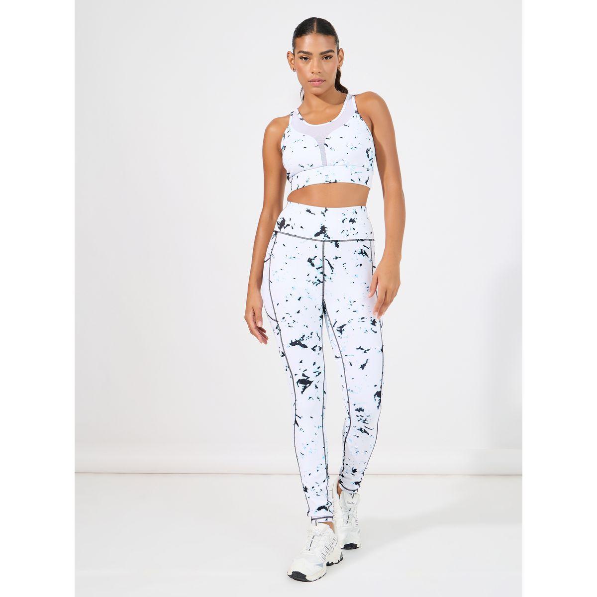 Styli Active Tie Dye Contrast Stitch Detail Mesh Insert Sports Bra & Mesh Pocket Leggings Set-sports-women-clothing-trackpantsandtracksuits-image-1