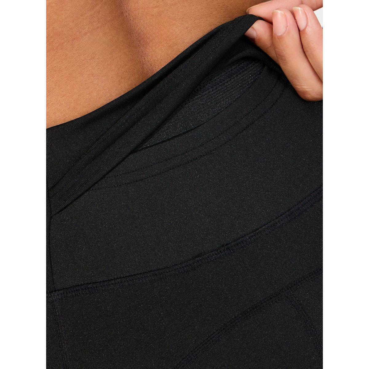 Styli Active Back Reflective Stripe Detail Side Mesh & Waist Back Pocket Cycling Shorts-women-clothing-sportswearandactivewear-bottoms-image-3