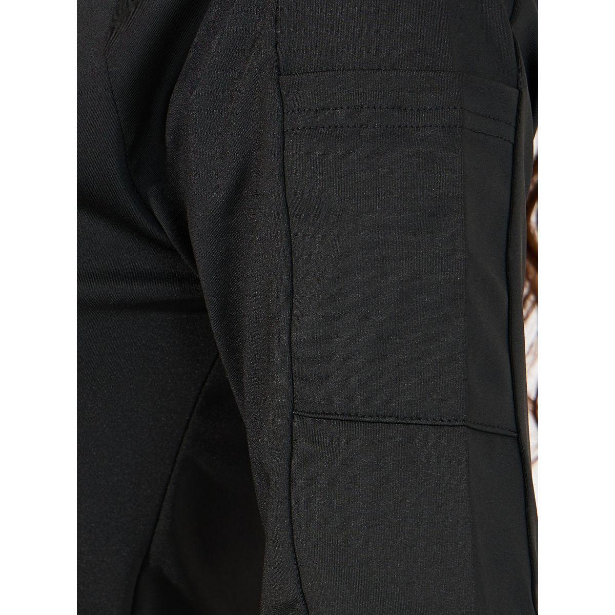 Styli Active Sleeve Reflective Striped Half Zip Up Short Sleeve Top-women-clothing-sportswearandactivewear-tshirtsandvests-image-4