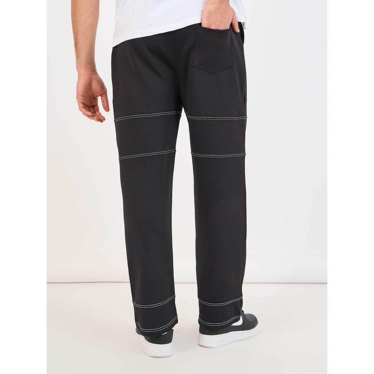 Styli Twin Needle Contrast Stich Oversized Joggers-men-clothing-bottoms-joggers-image-4