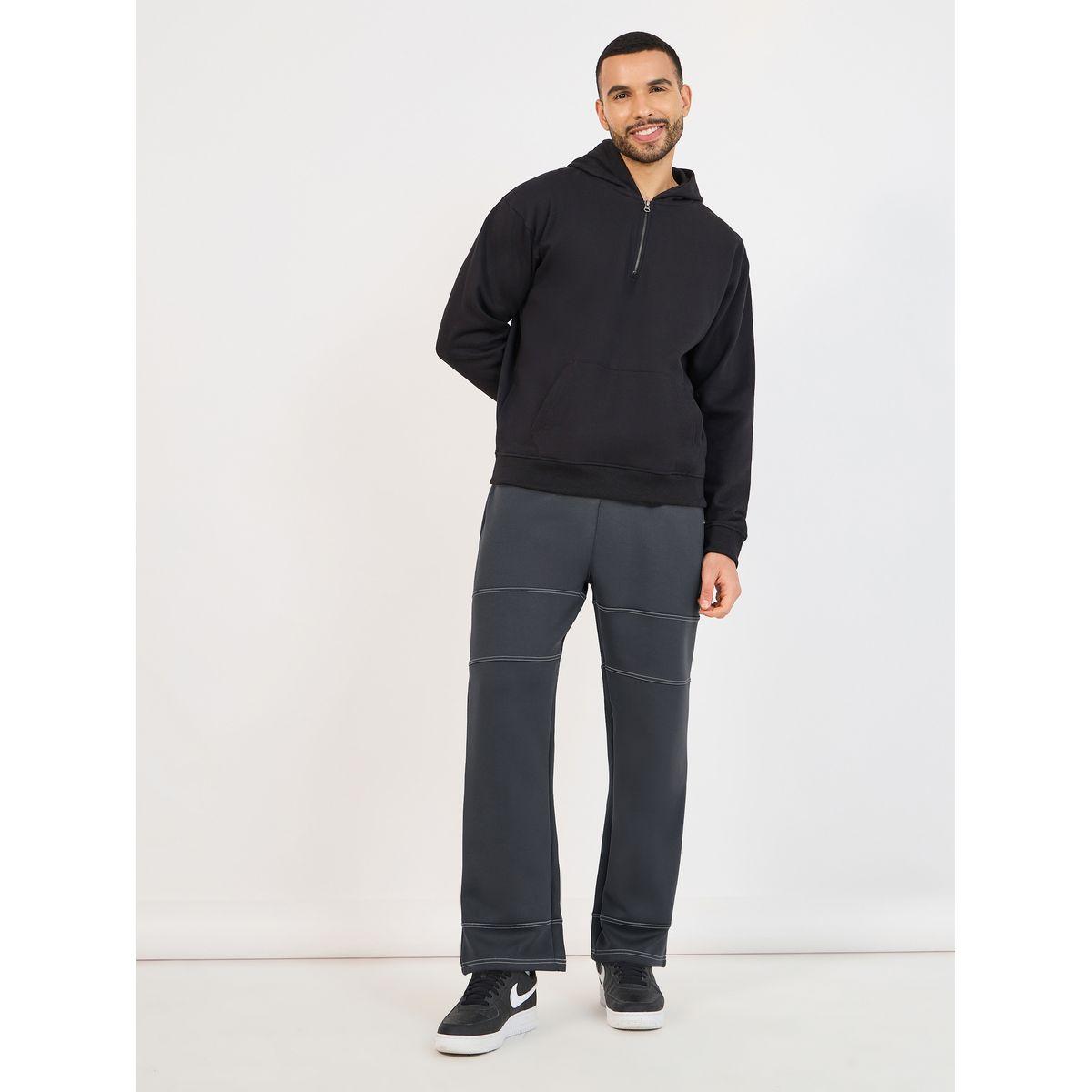Styli Twin Needle Contrast Stich Oversized Joggers-men-clothing-bottoms-joggers-image-2
