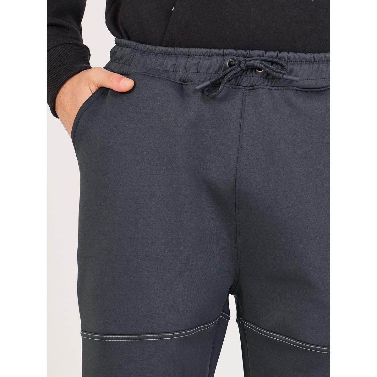 Styli Twin Needle Contrast Stich Oversized Joggers-men-clothing-bottoms-joggers-image-3