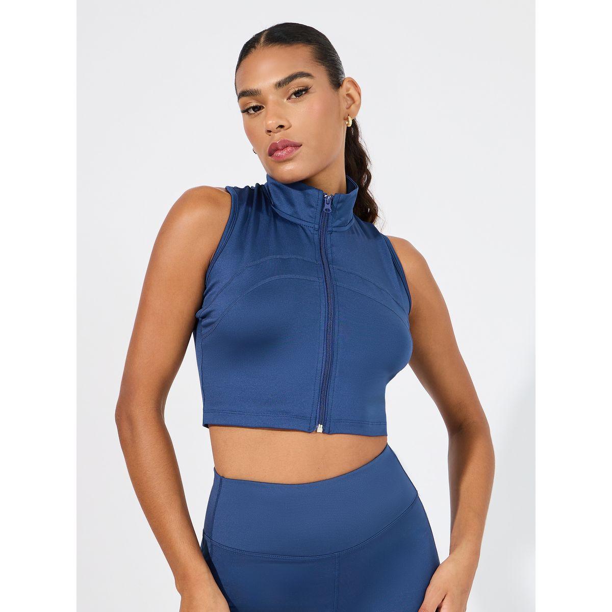 مجموعة من ليقنز مع صدرية رياضية بتفاصيل مدروزة-sports-women-clothing-trackpantsandtracksuits-image-2