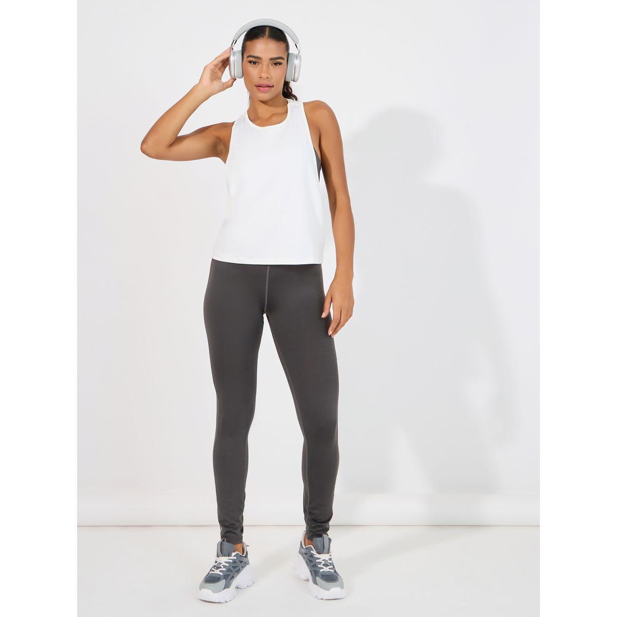 Styli Active Pack of 3 - Reflective Twist Back Tank, Cross Over Strap Sports Bra & Leggings Set-sports-women-clothing-trackpantsandtracksuits-image-3