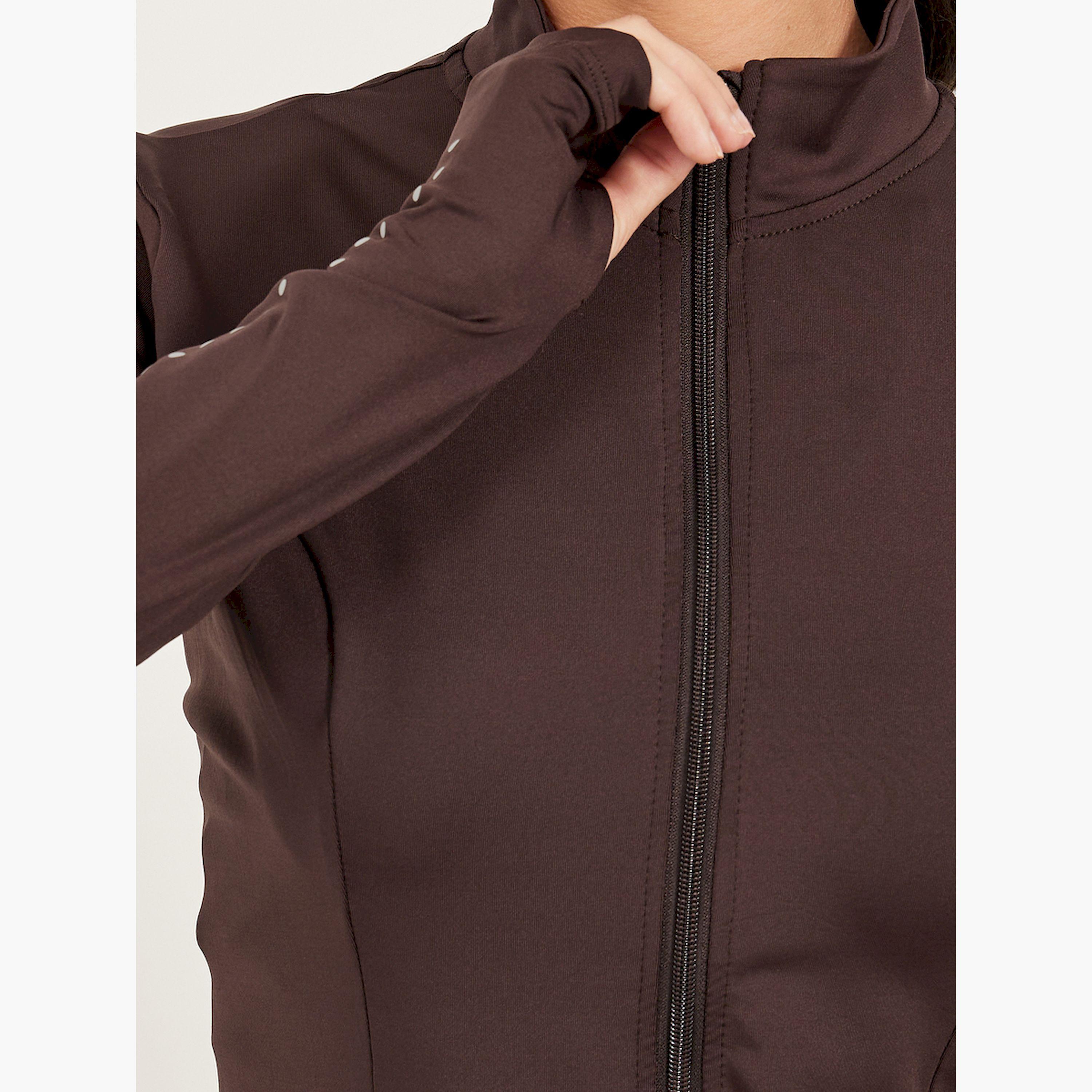 ستايلي - طقم ملابس رياضية سادة - بني-women-clothing-sportswearandactivewear-trackpantsandtracksuits-image-4