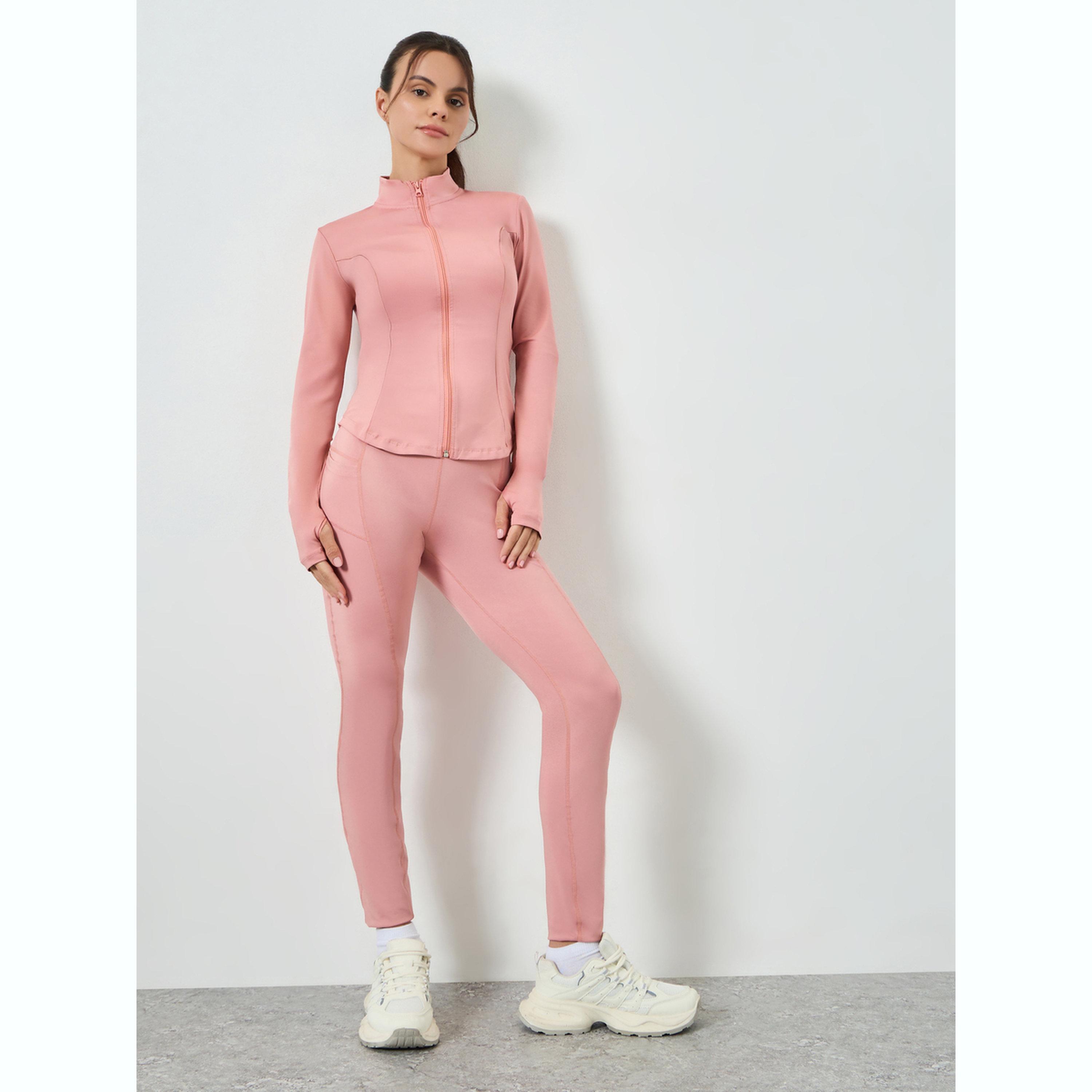 مجموعة من ليقنز وجاكيت بسحاب-women-clothing-sportswearandactivewear-trackpantsandtracksuits-image-1