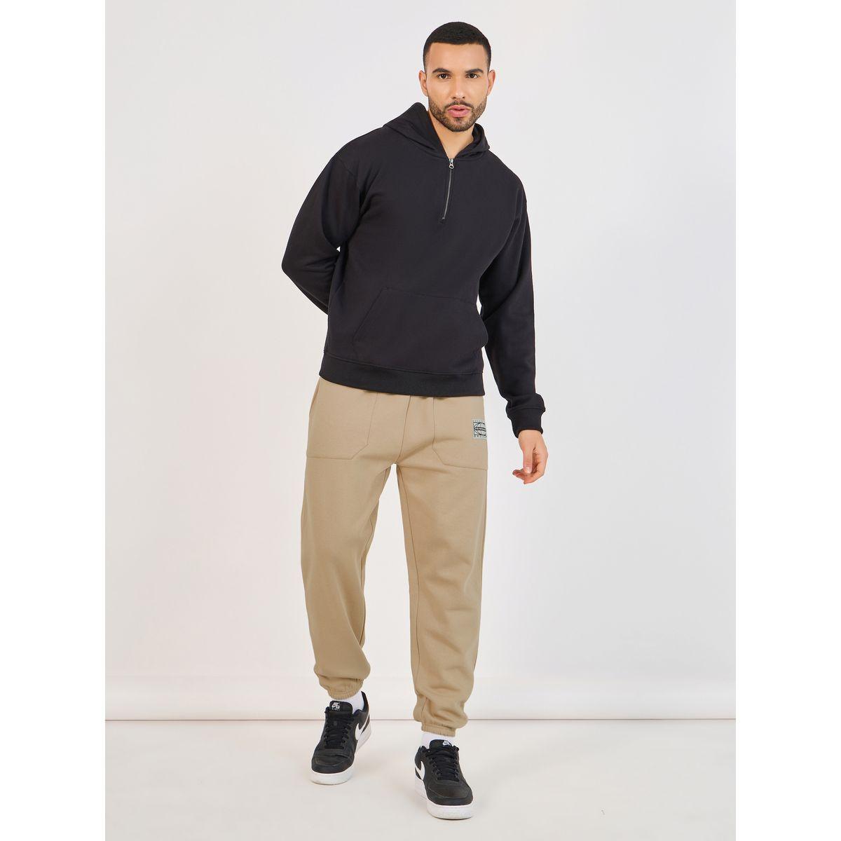 Styli Patch Detail Oversized Joggers-men-clothing-bottoms-joggers-image-2