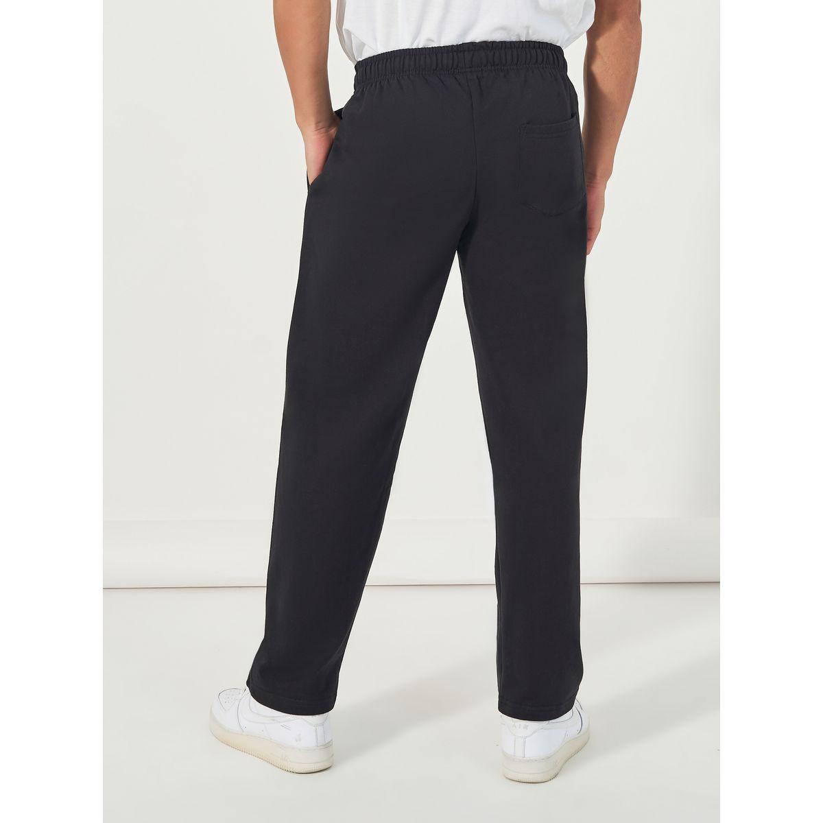 جوغر بحواف مفتوحة وكتابة مُطرّزة-men-clothing-bottoms-joggers-image-5