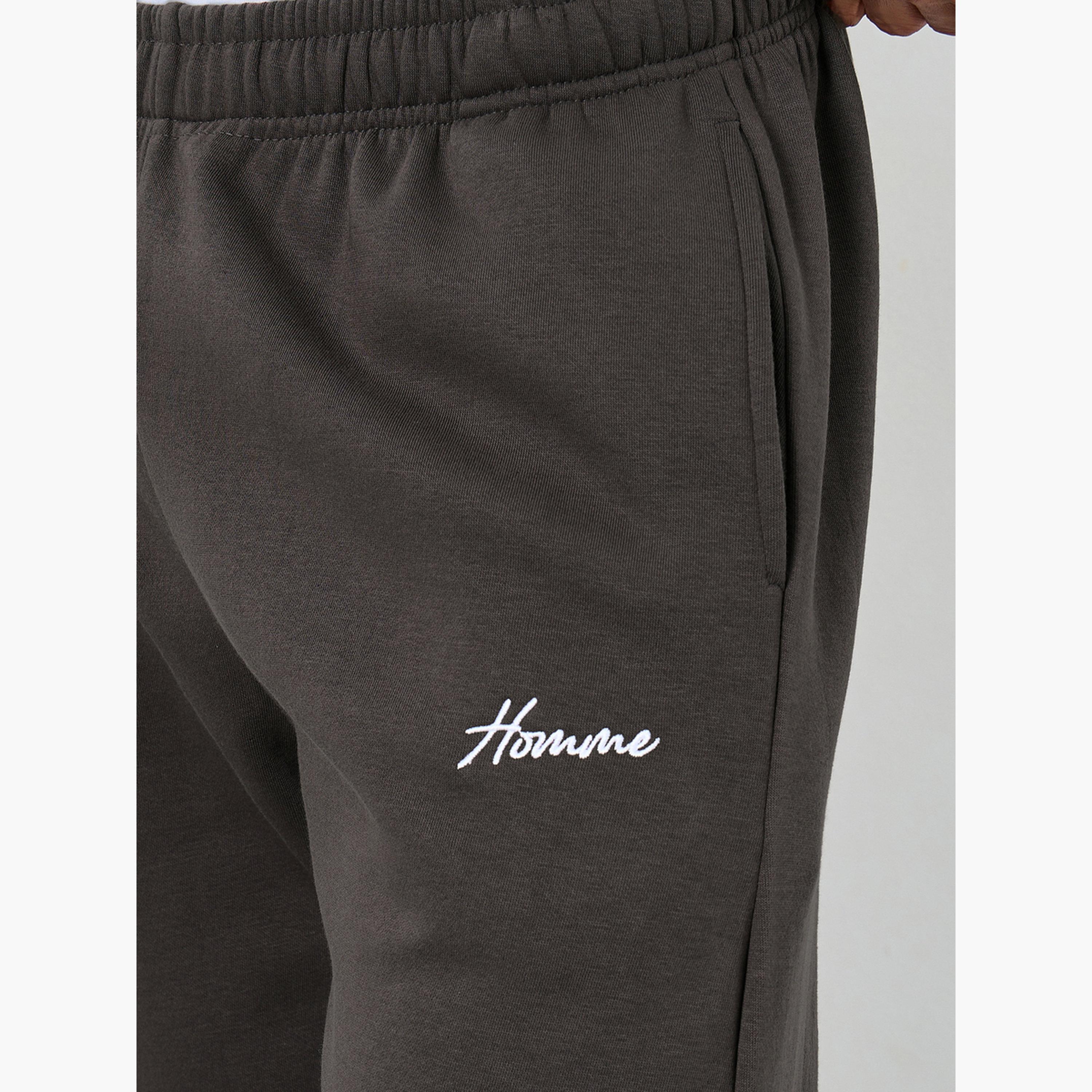 Styli Men Brown Relaxed Open Hem Jogger-men-clothing-bottoms-joggers-image-3