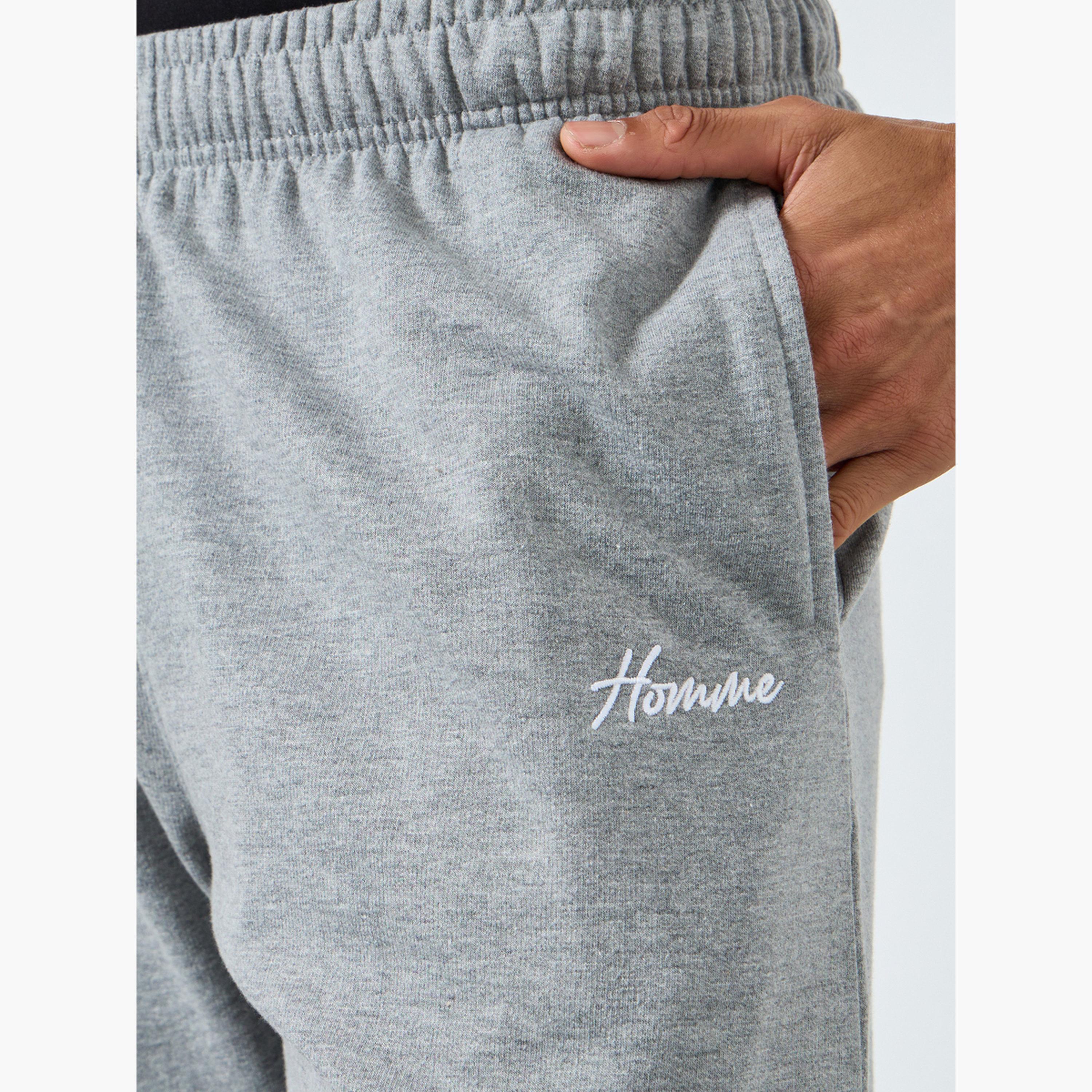 طقم من بلوزة تويد وتنورة-men-clothing-bottoms-joggers-image-3