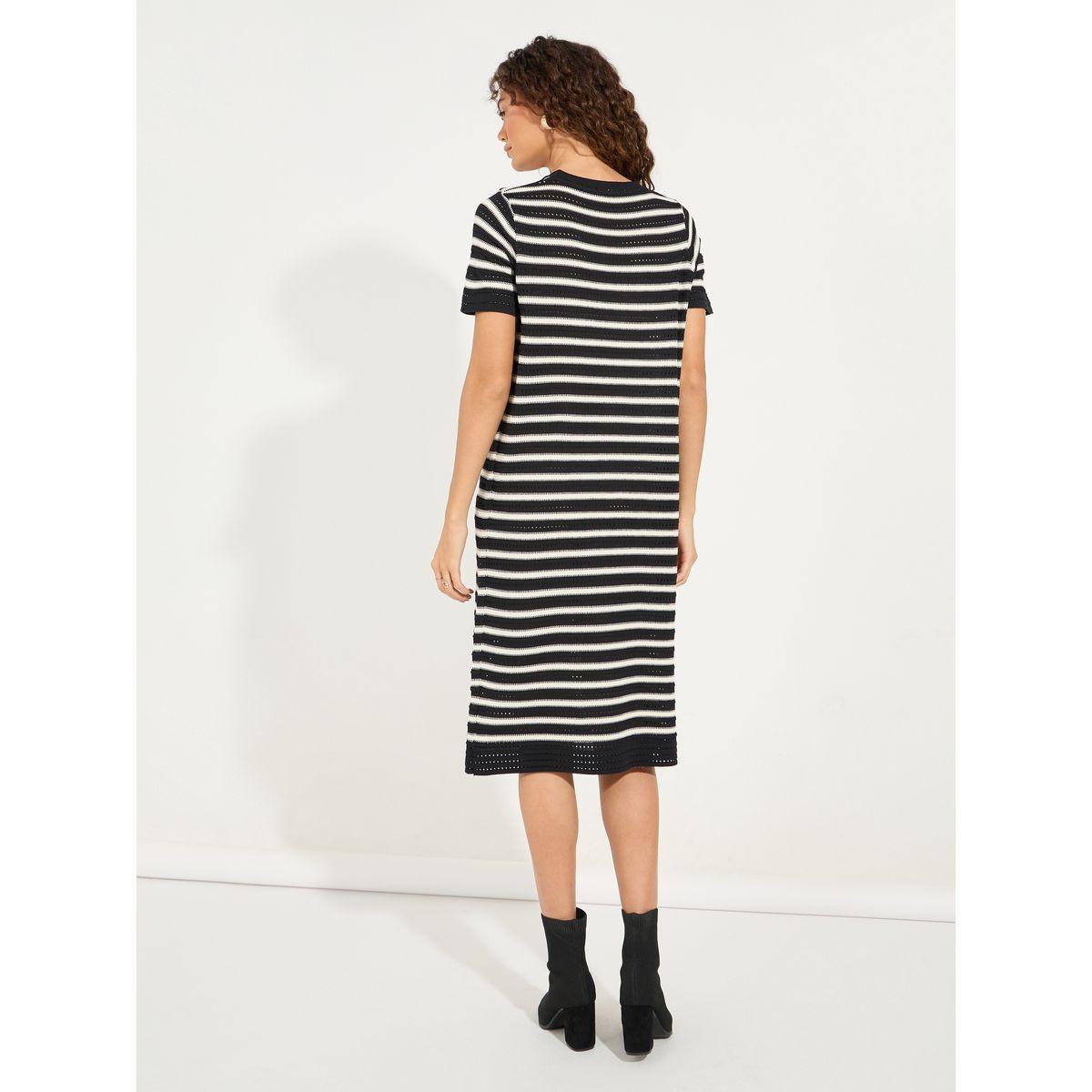 فستان مخطط محبوك بطول الركبة-women-clothing-dresses-image-6