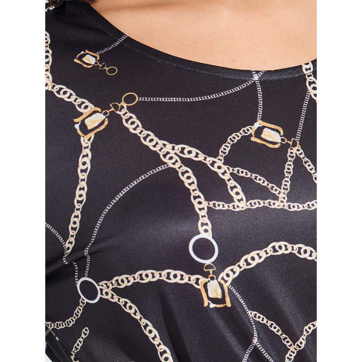 Styli Chain Print Round Neck Maxi Dress-women-clothing-dresses-image-3