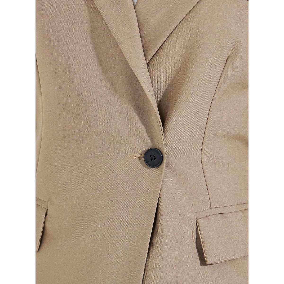 بليزر طويل بقصة عادية وزر إغلاق-women-clothing-coatsandjackets-blazers-image-4