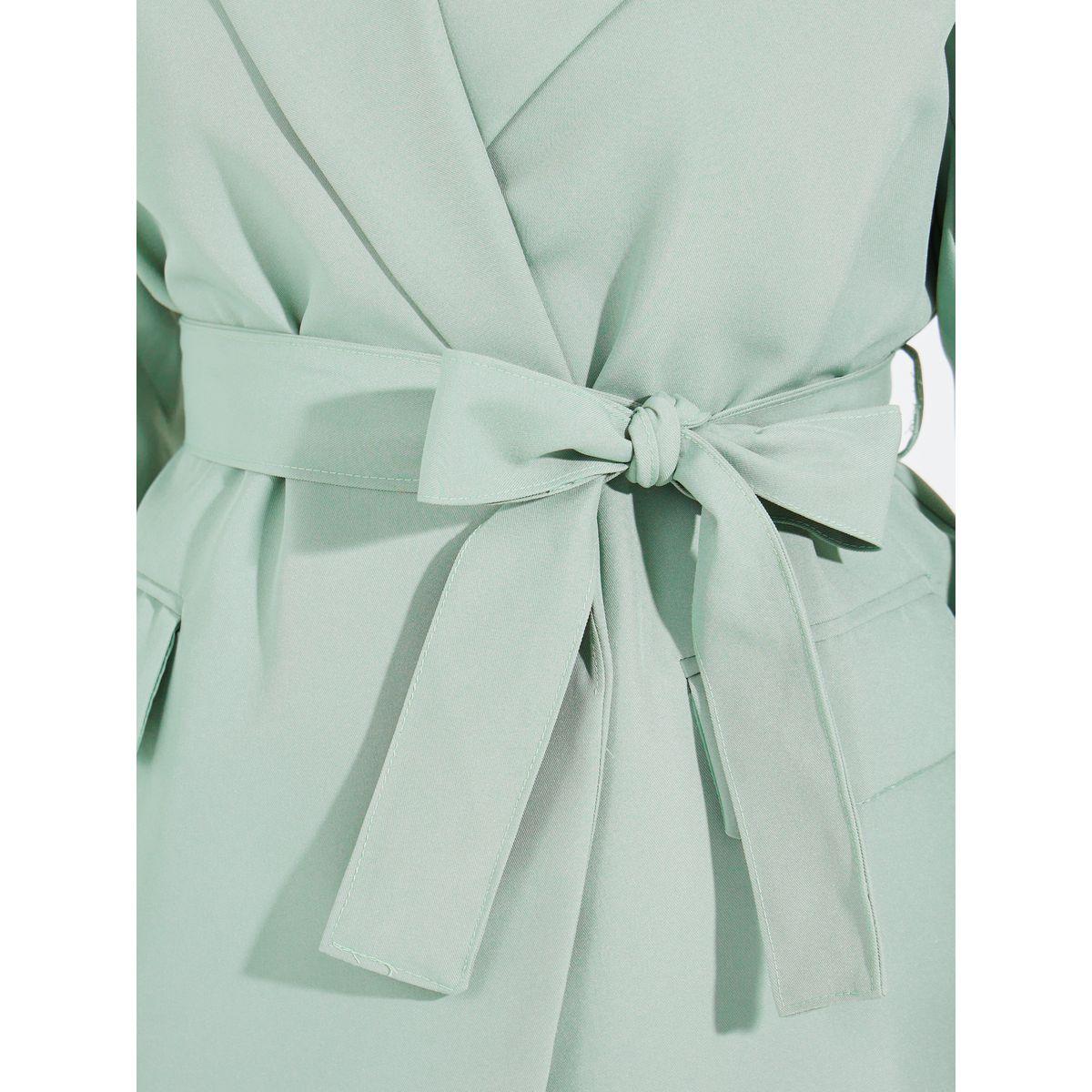 بليزر بقصة عادية مع أربطة-women-clothing-coatsandjackets-blazers-image-4