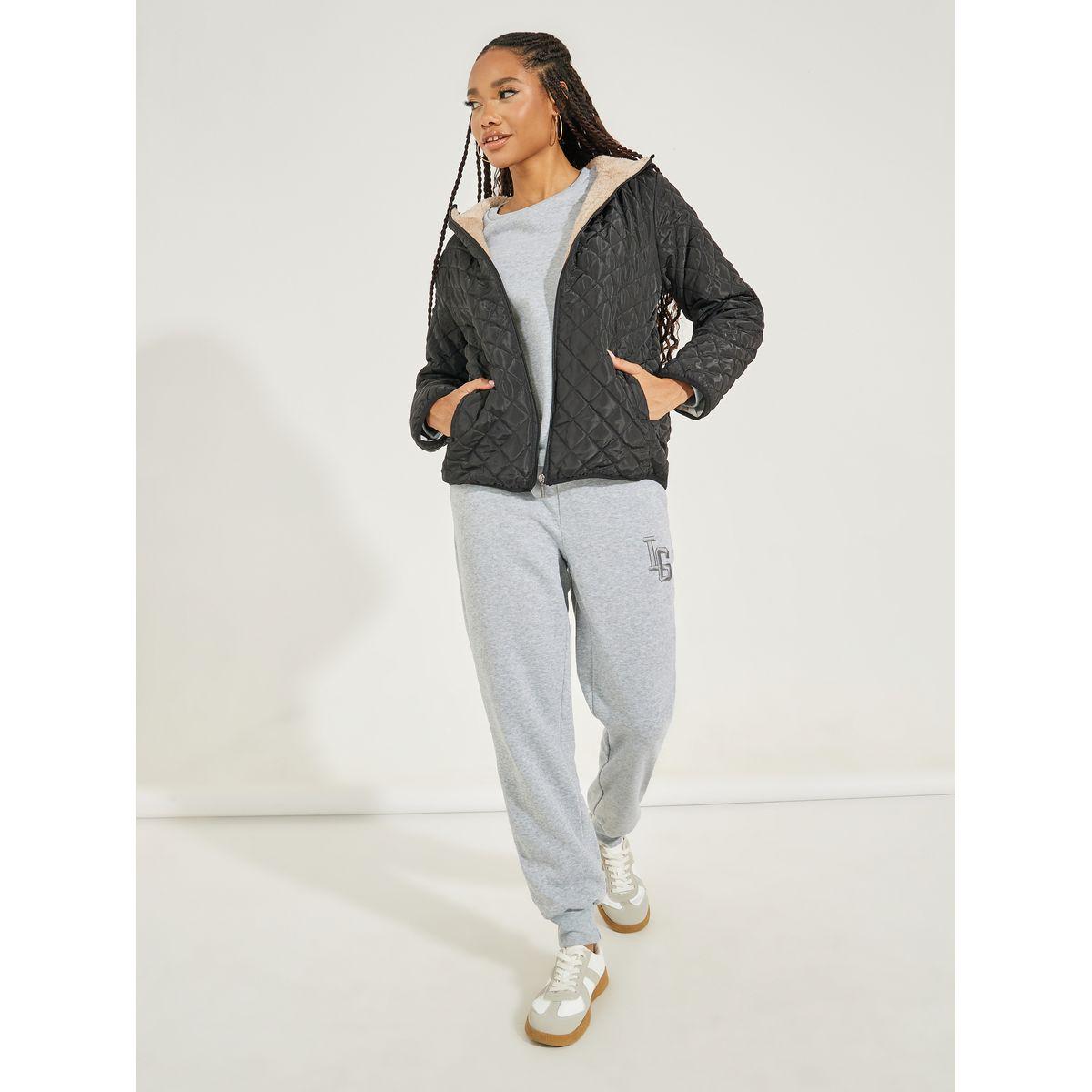 معطف مبطن بفرو صناعي مع قصة عادية-women-clothing-coatsandjackets-coats-image-2