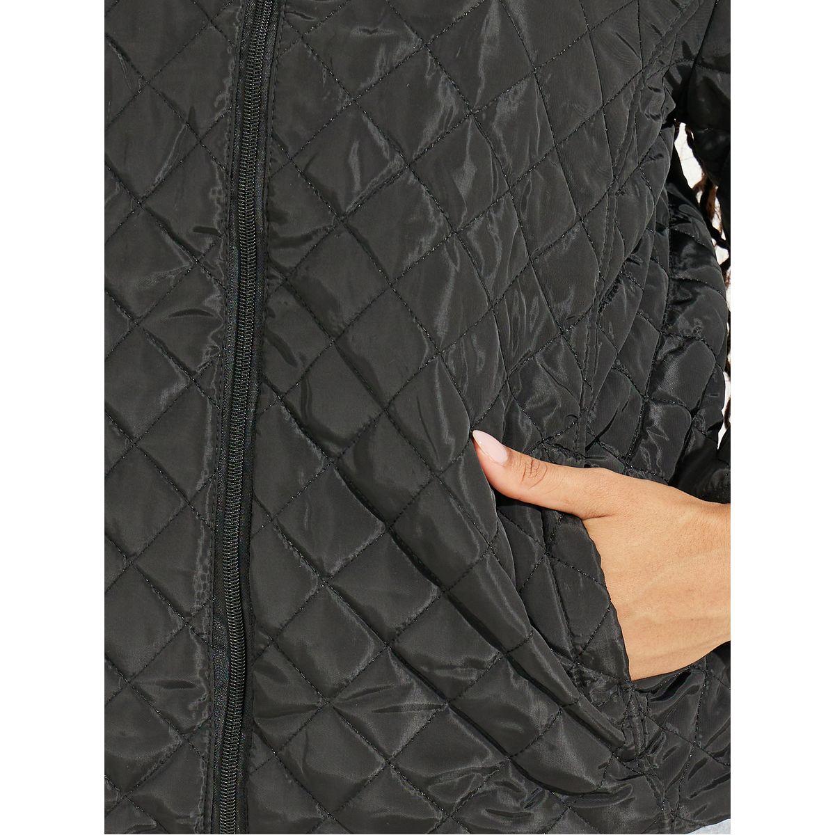 Styli Faux Fur Inner Effect Regular Fit Light Coat-women-clothing-coatsandjackets-coats-image-4